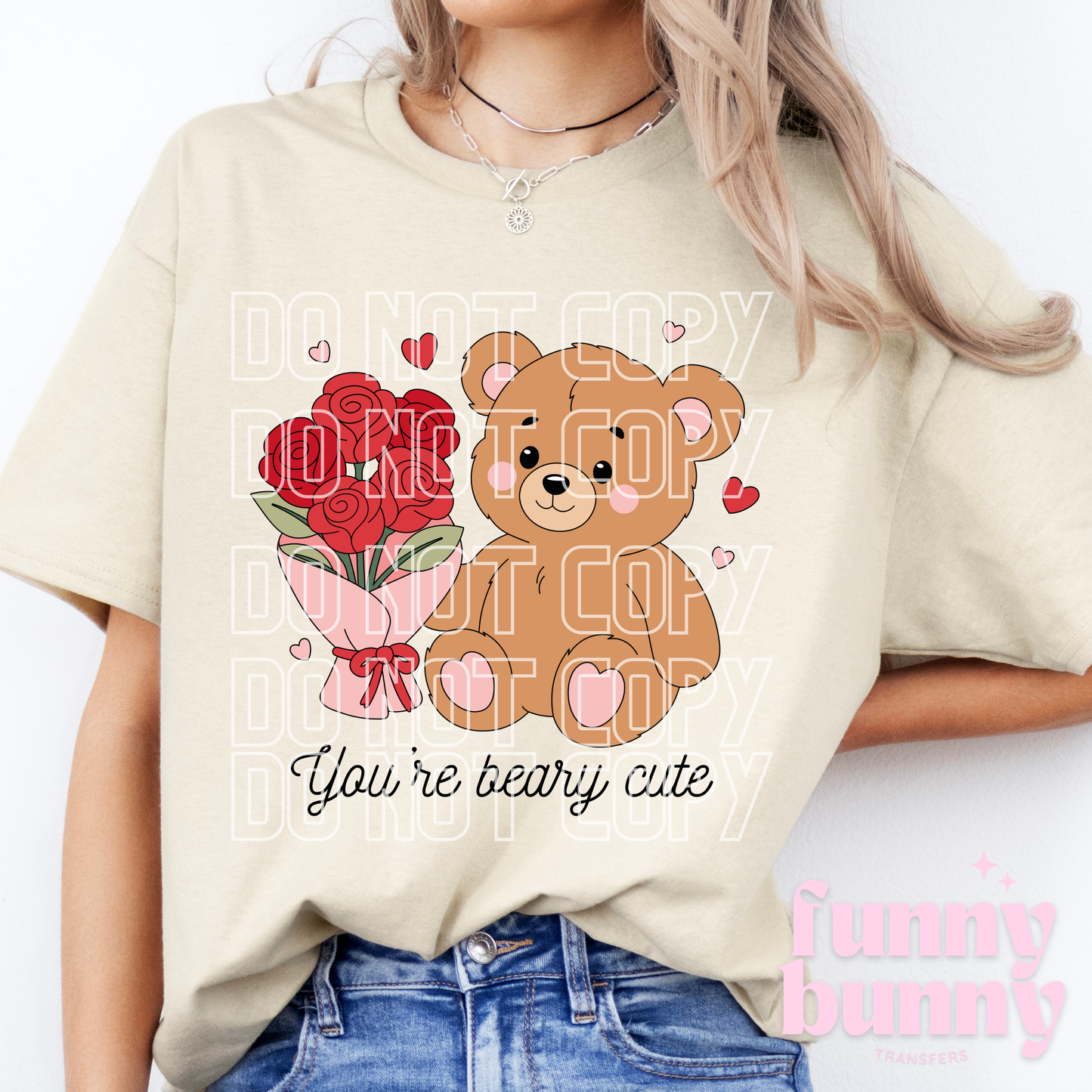 Teddy & Roses - DTF Transfer