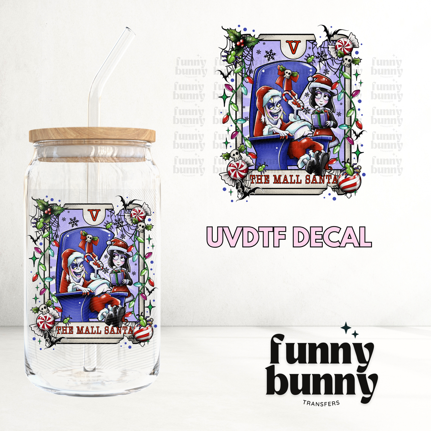 The Mall Santa - UVDTF Decal