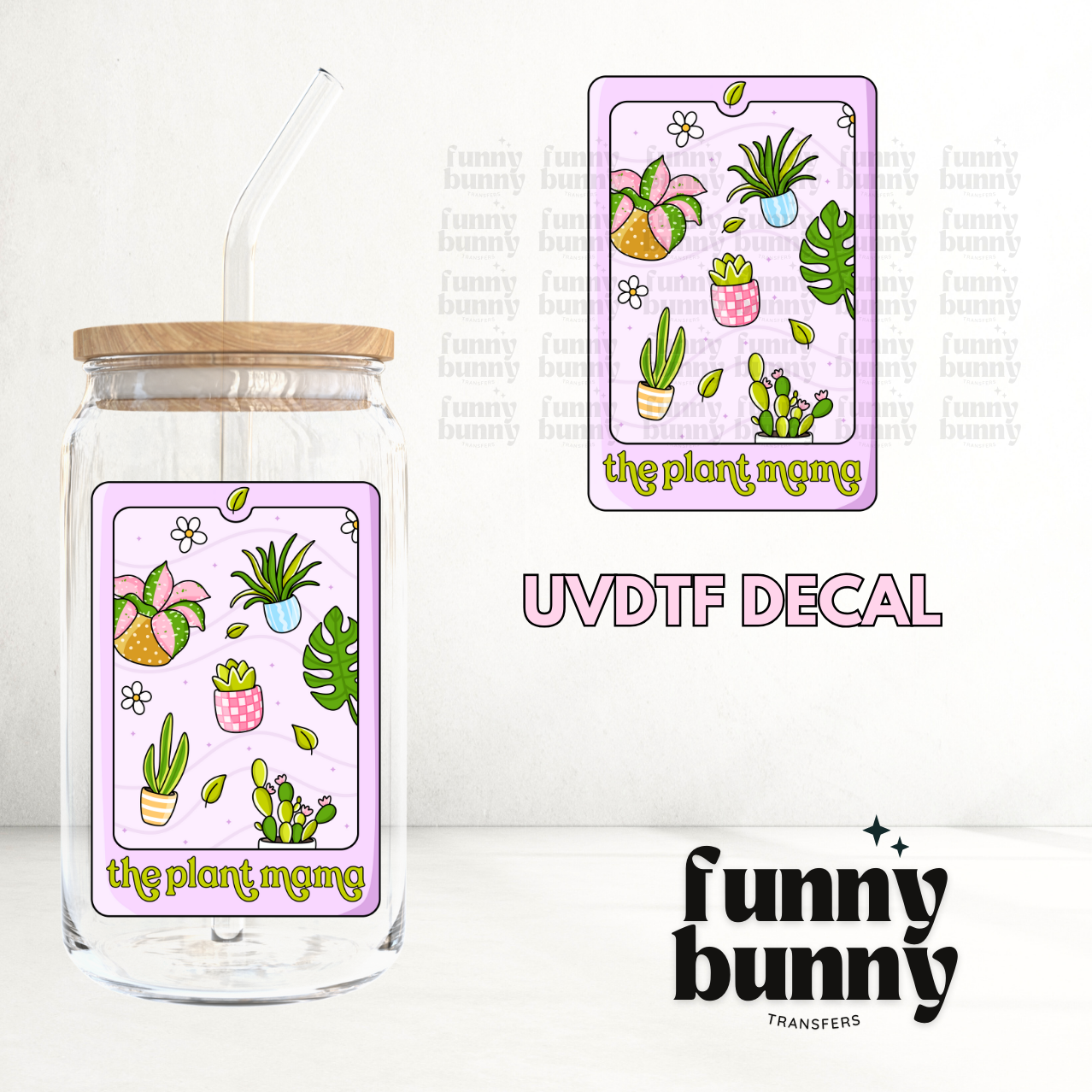 The Plant Mama - UVDTF Decal