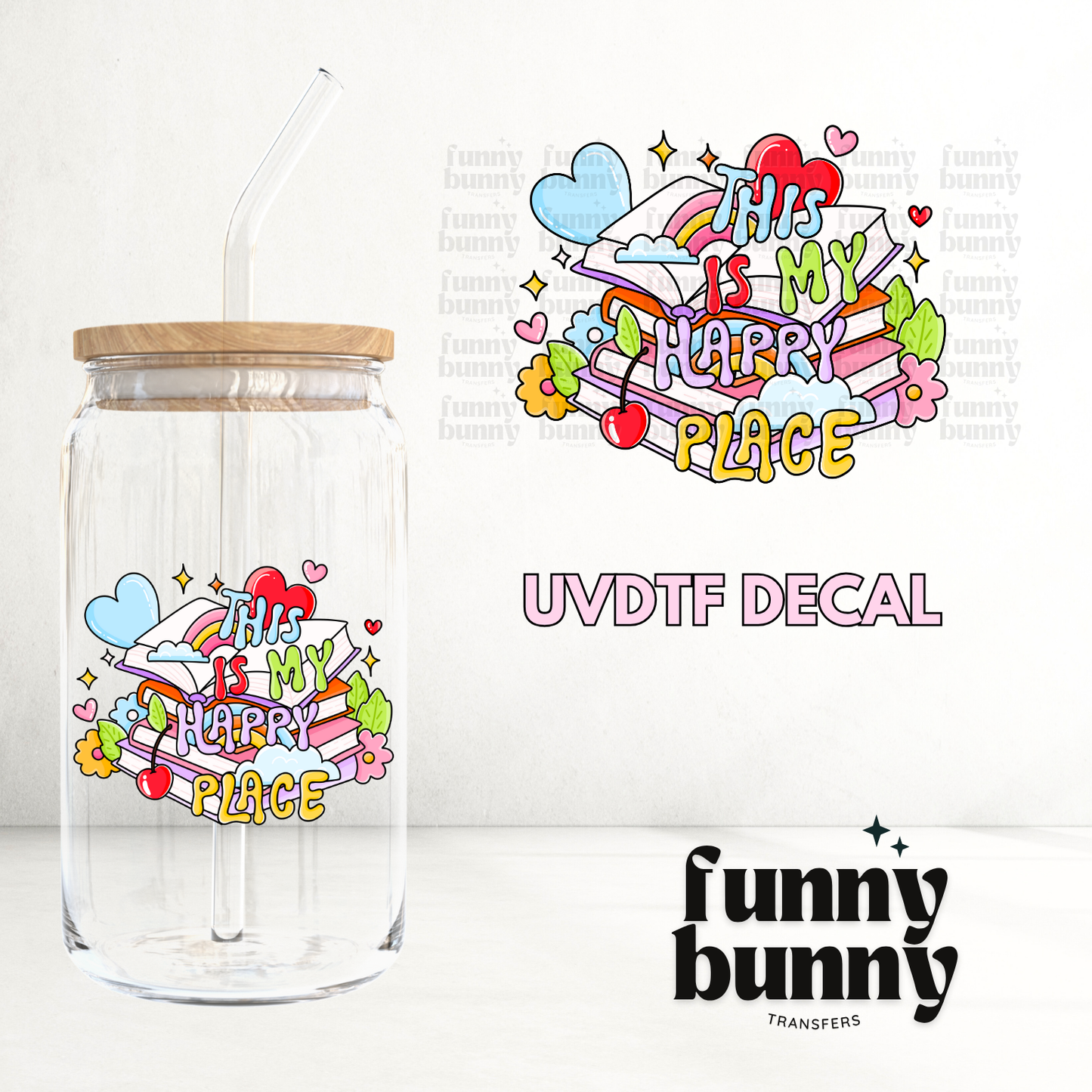 This Is My Happy Place 2.0 - UVDTF Decal