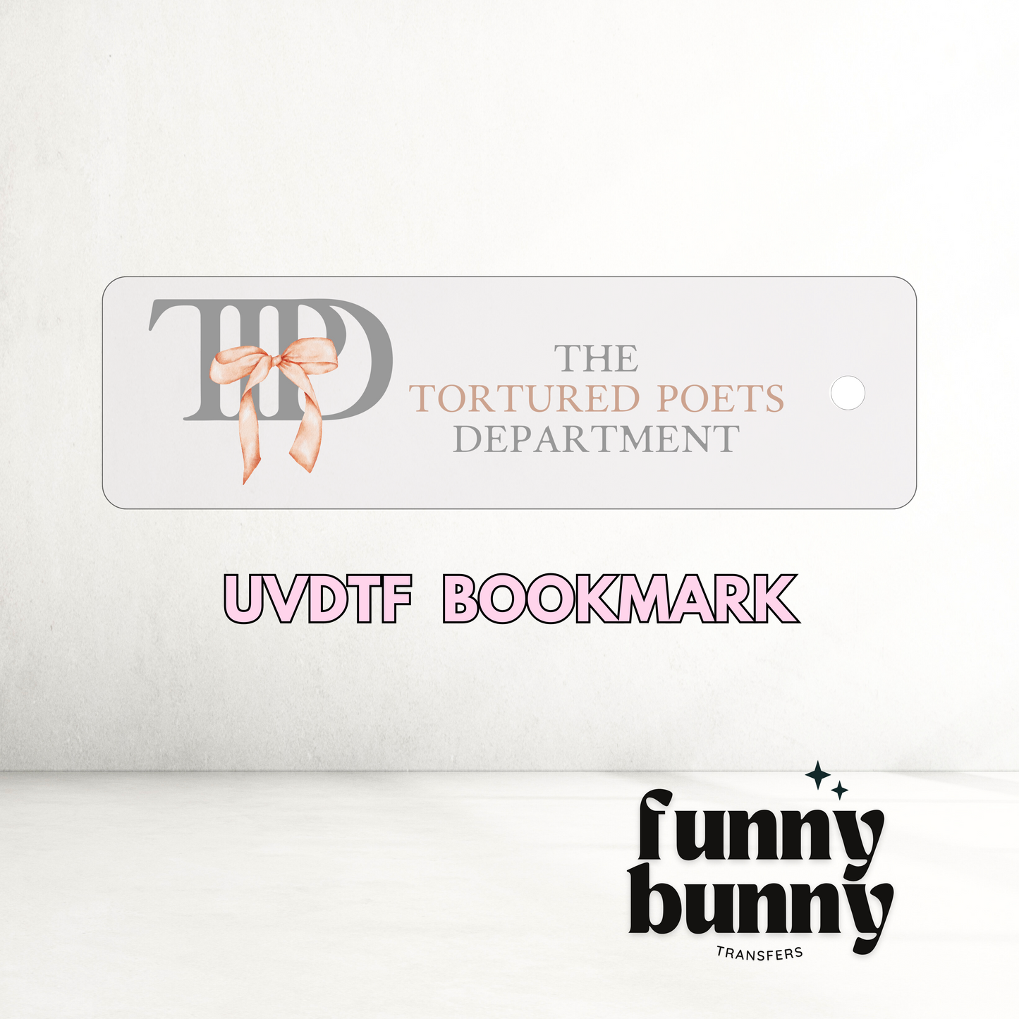 Tortured Poets - UVDTF Bookmark Decal