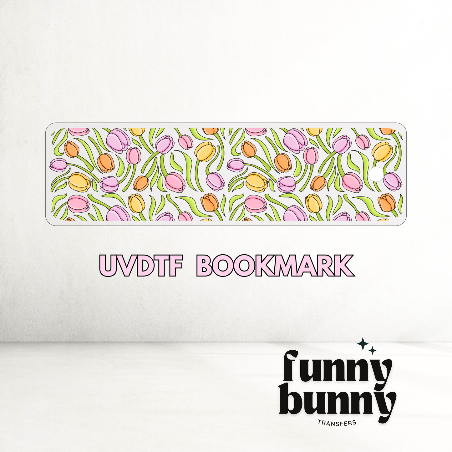 Tulips - UVDTF Bookmark Decal
