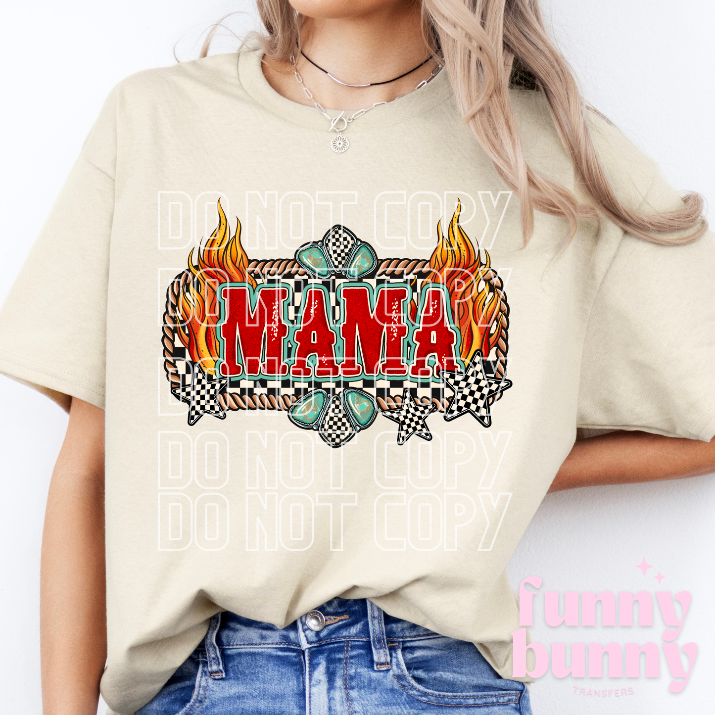 Tuquoise Fierce Mama 2.0 - DTF Transfer