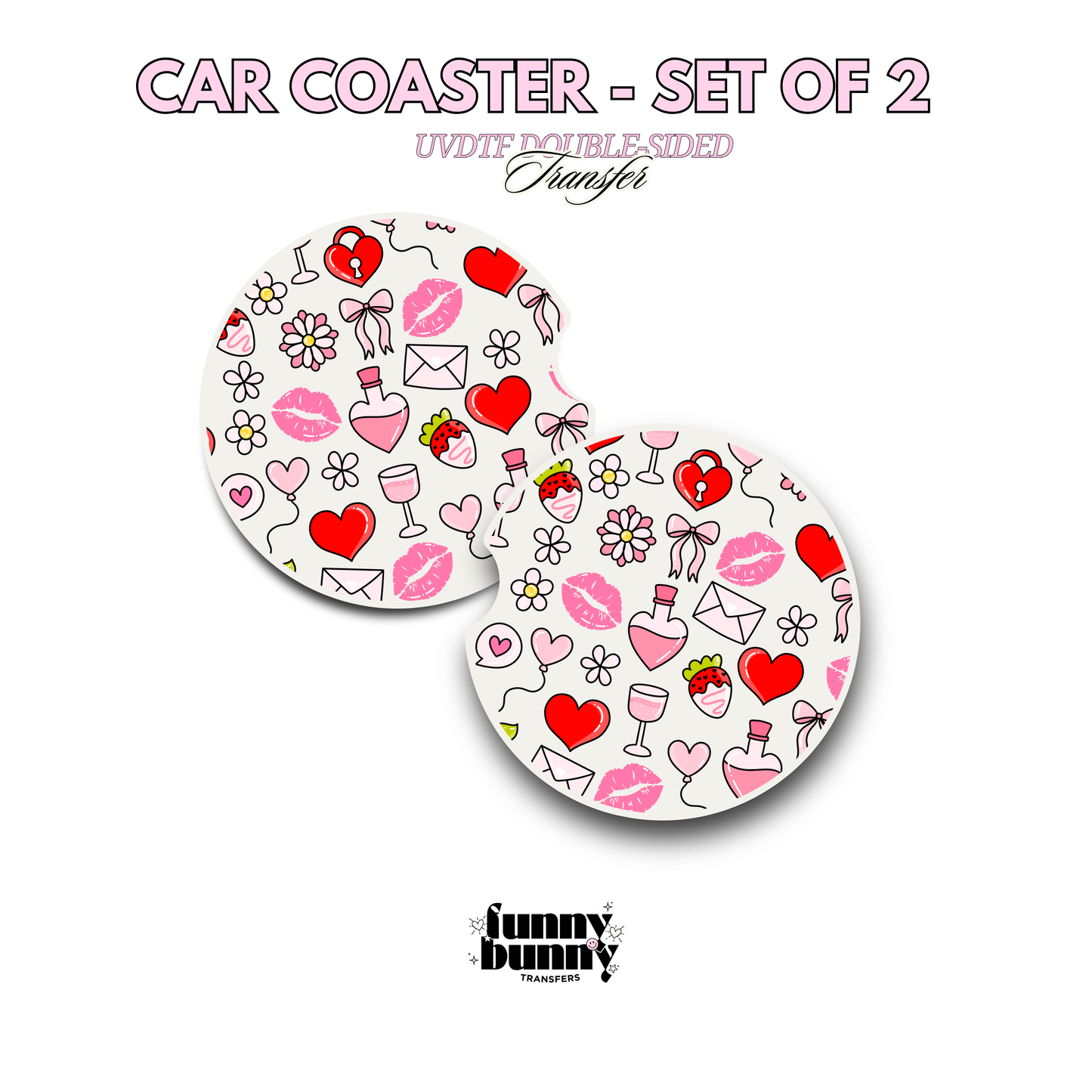 Valentine Essentials - UVDTF Coaster