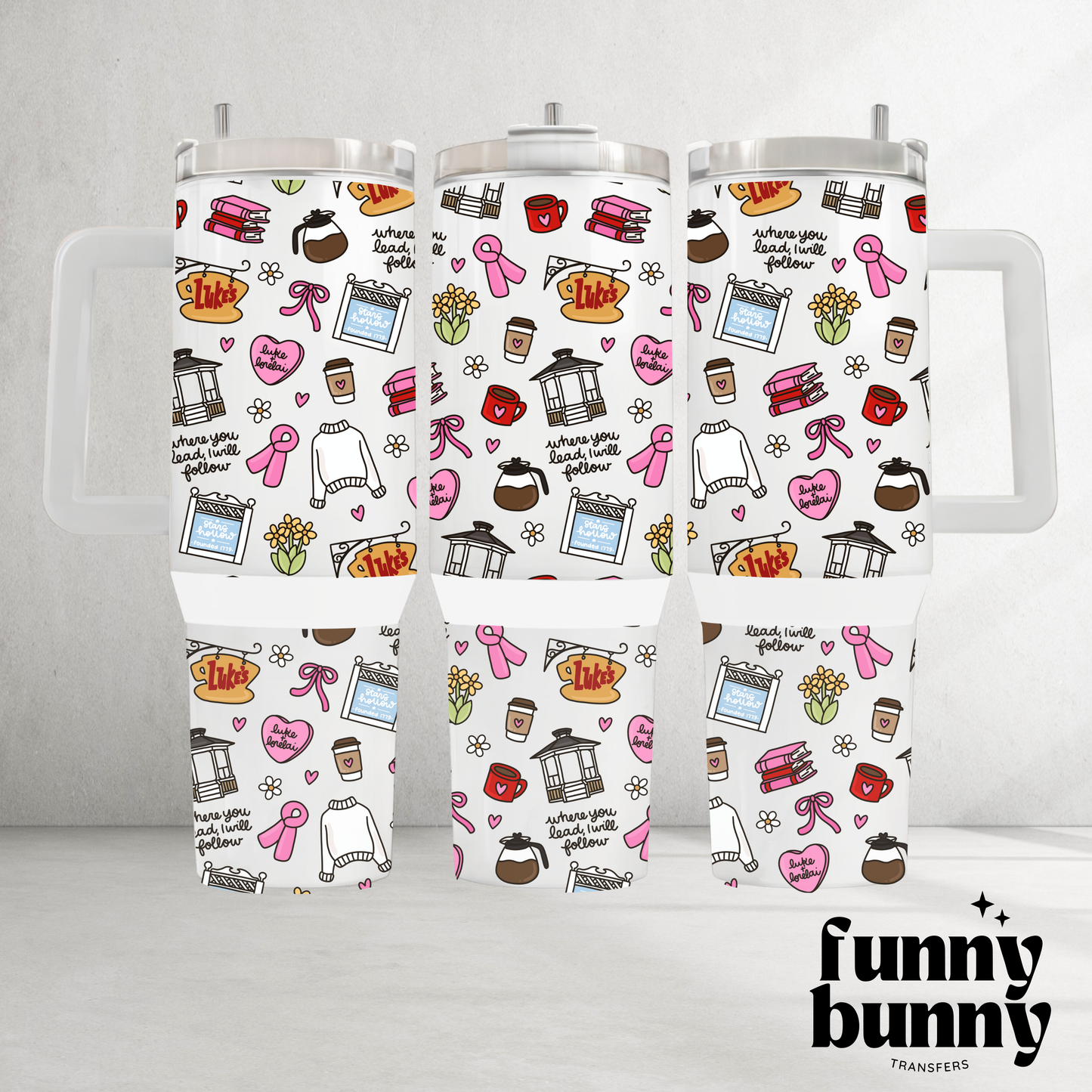 Vday At Luke's - 40oz UVDTF Tumbler Wrap
