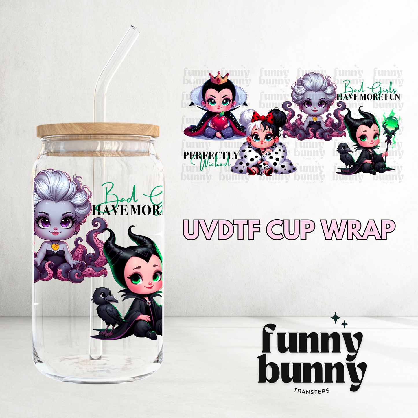 Villain Babies - 16oz UVDTF Cup Wrap