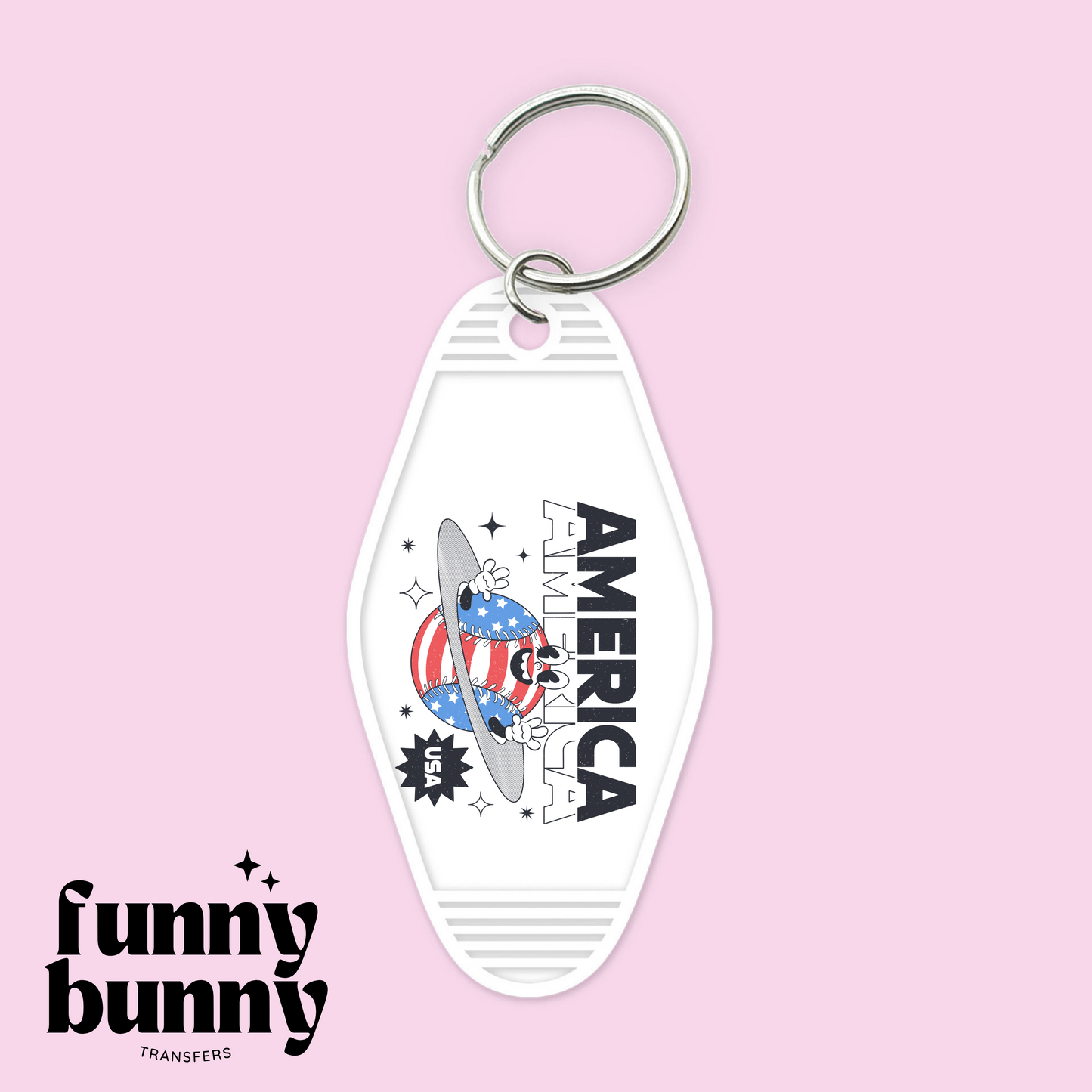 Vintage America - Motel Keychain