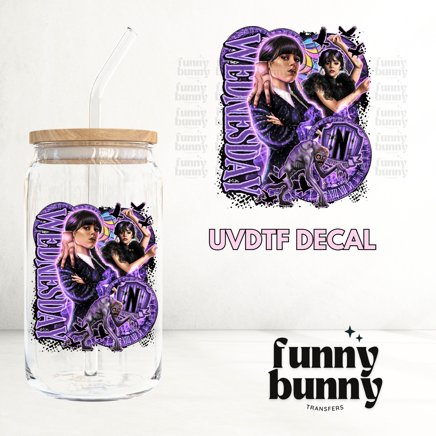 Wednesday 2.0 - UVDTF Decal