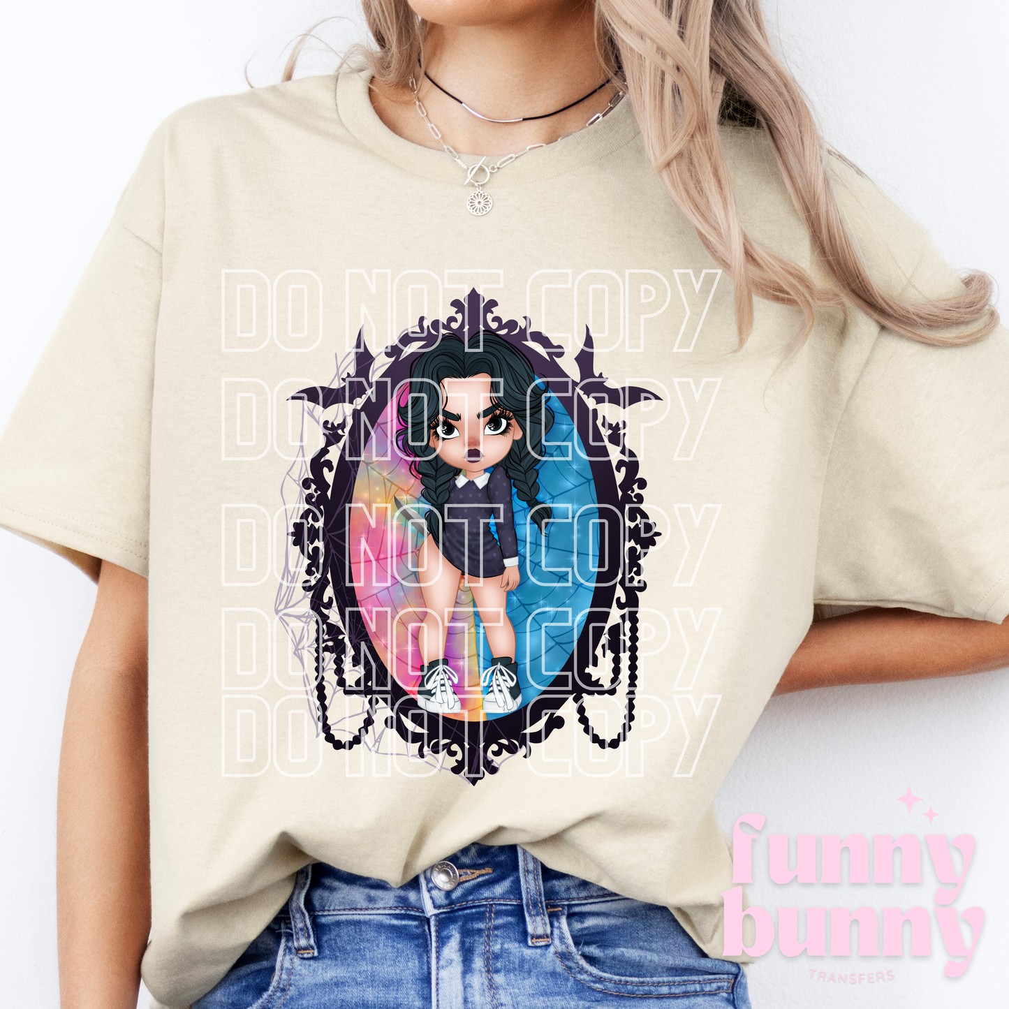 Wednesday Doll - DTF Transfer