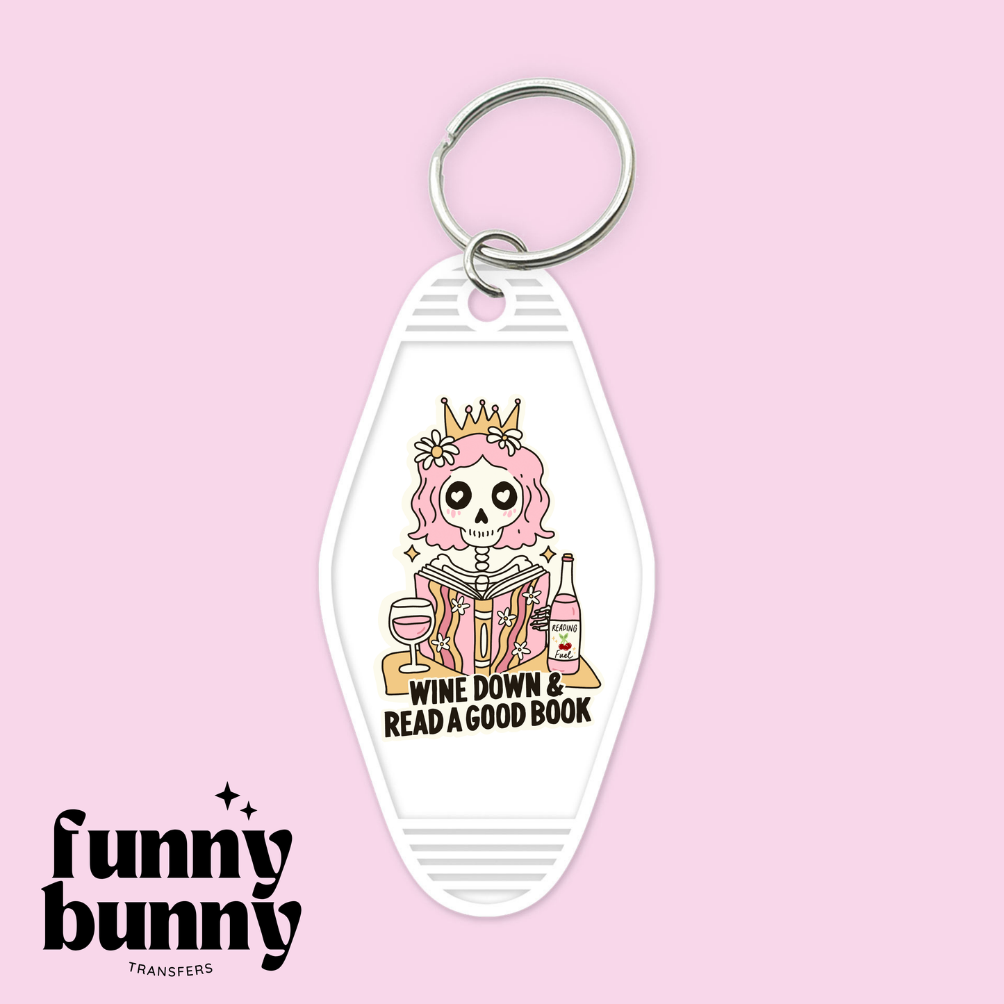 Wine Down - Motel Keychain