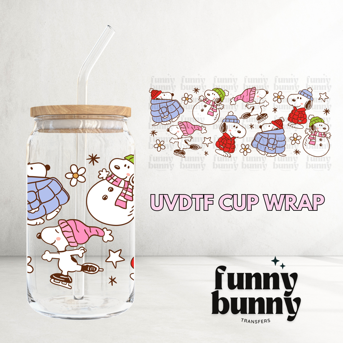 Winter CB - 16oz UVDTF Cup Wrap