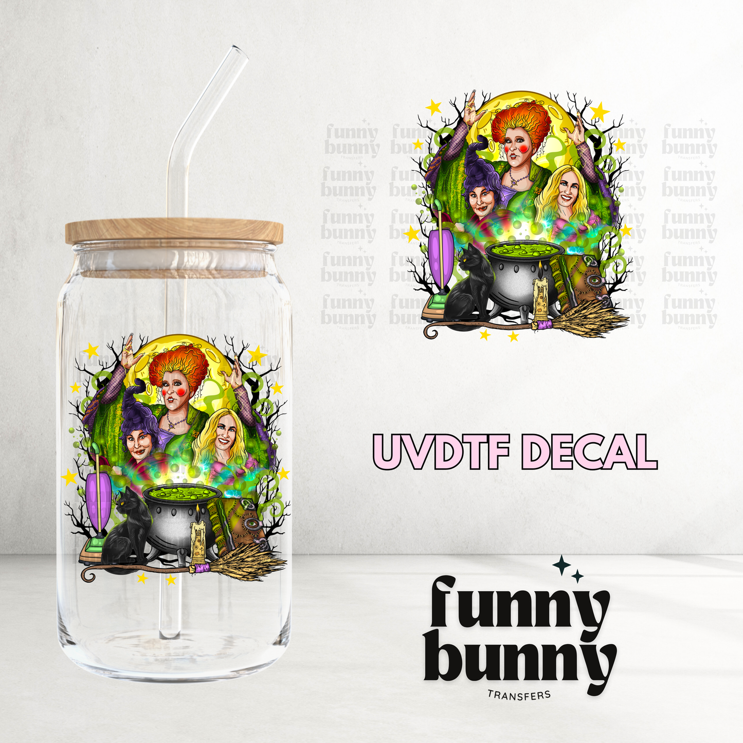 Witches Are Back - UVDTF Decal