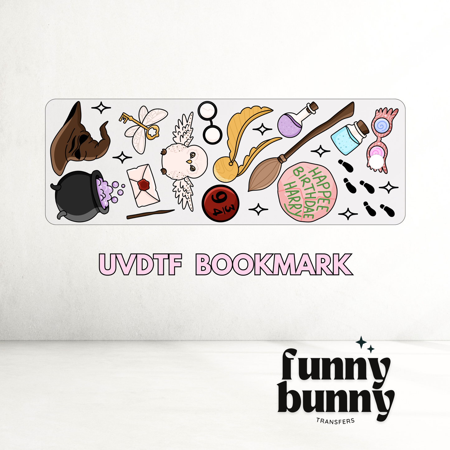 Wizard Magic Tools - UVDTF Bookmark Decal