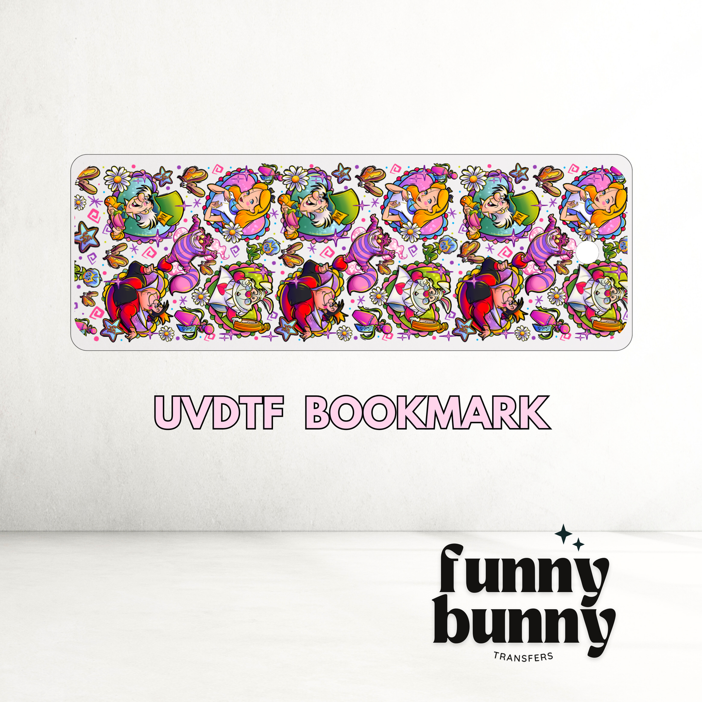 Wonderland Girl - UVDTF Bookmark Decal