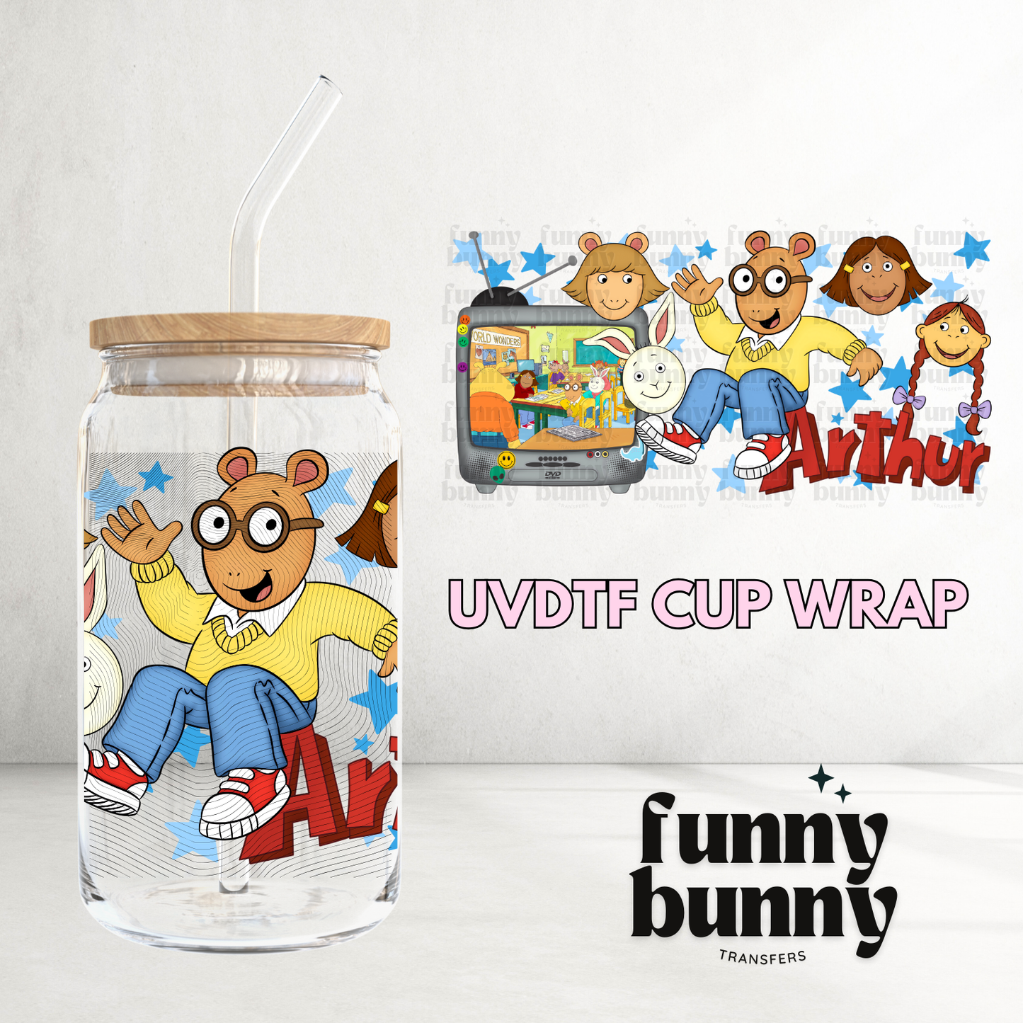 World Wonders - 16oz UVDTF Cup Wrap
