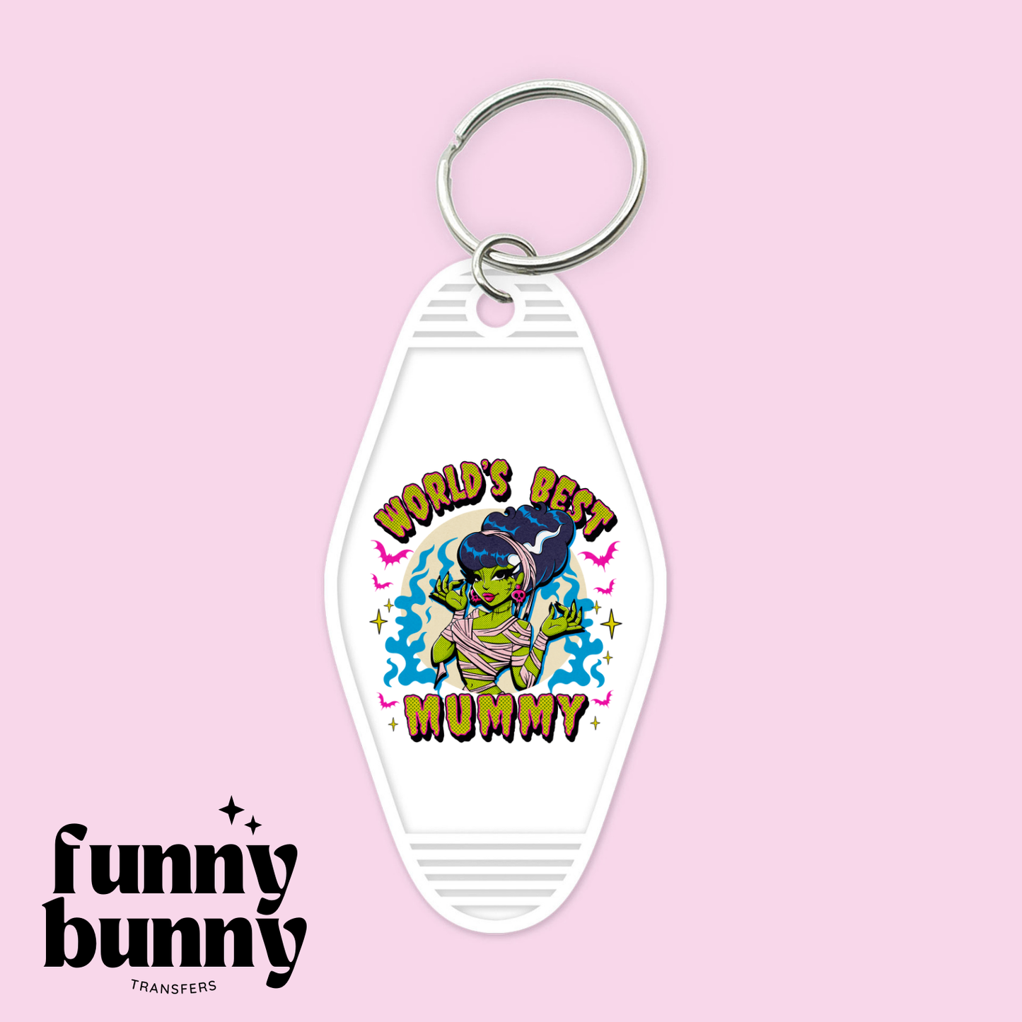World's Best Mummy - Motel Keychain