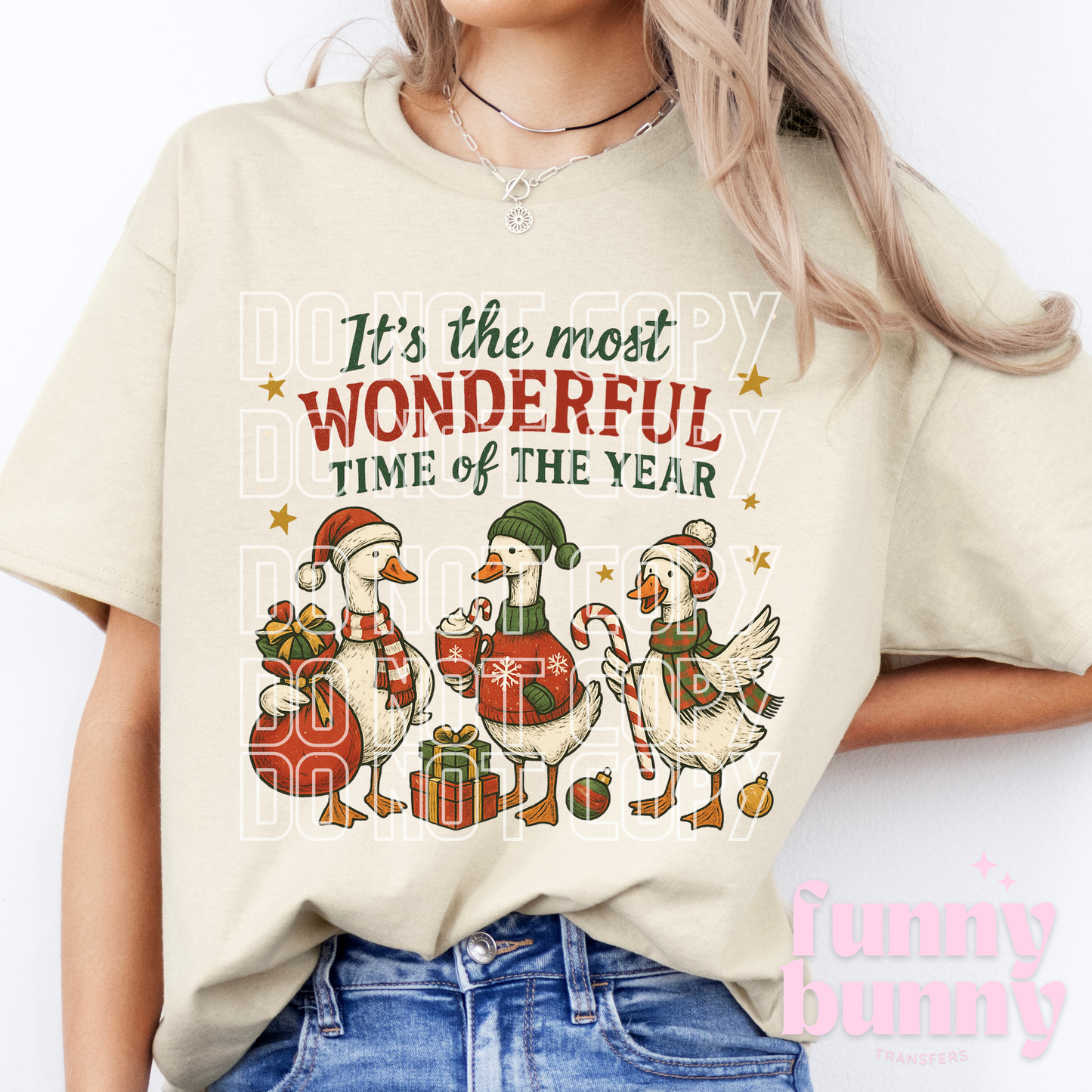 Xmas Goose - DTF Transfer