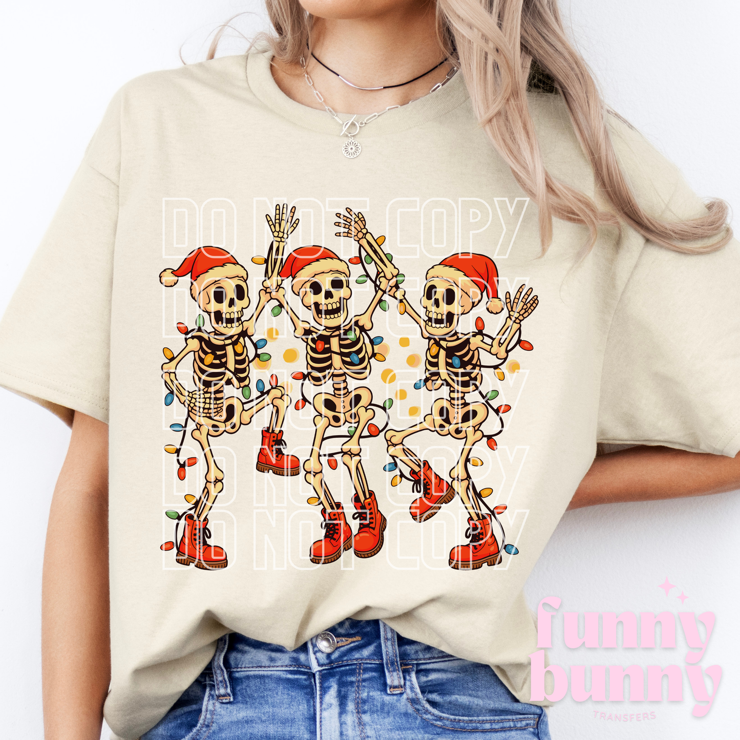 Xmas Skullies - DTF Transfer