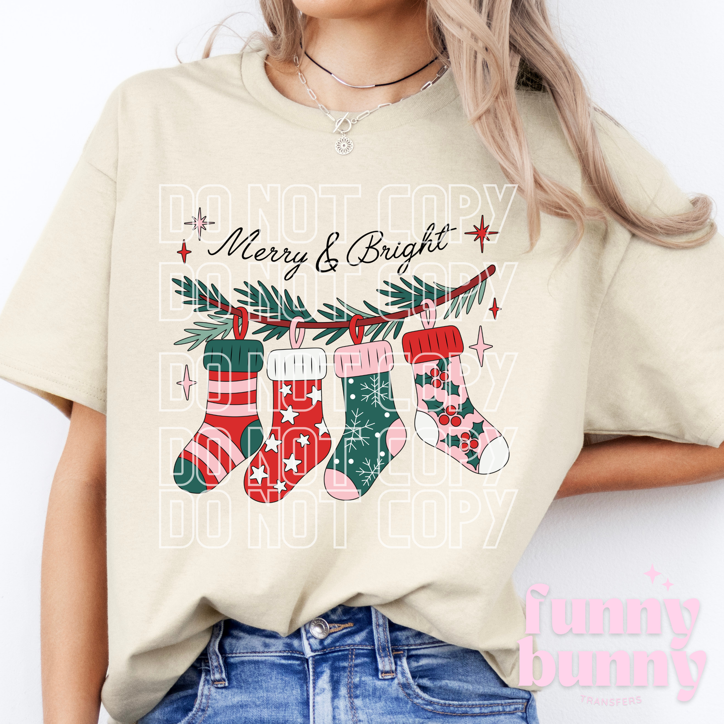 Xmas Socks - DTF Transfer