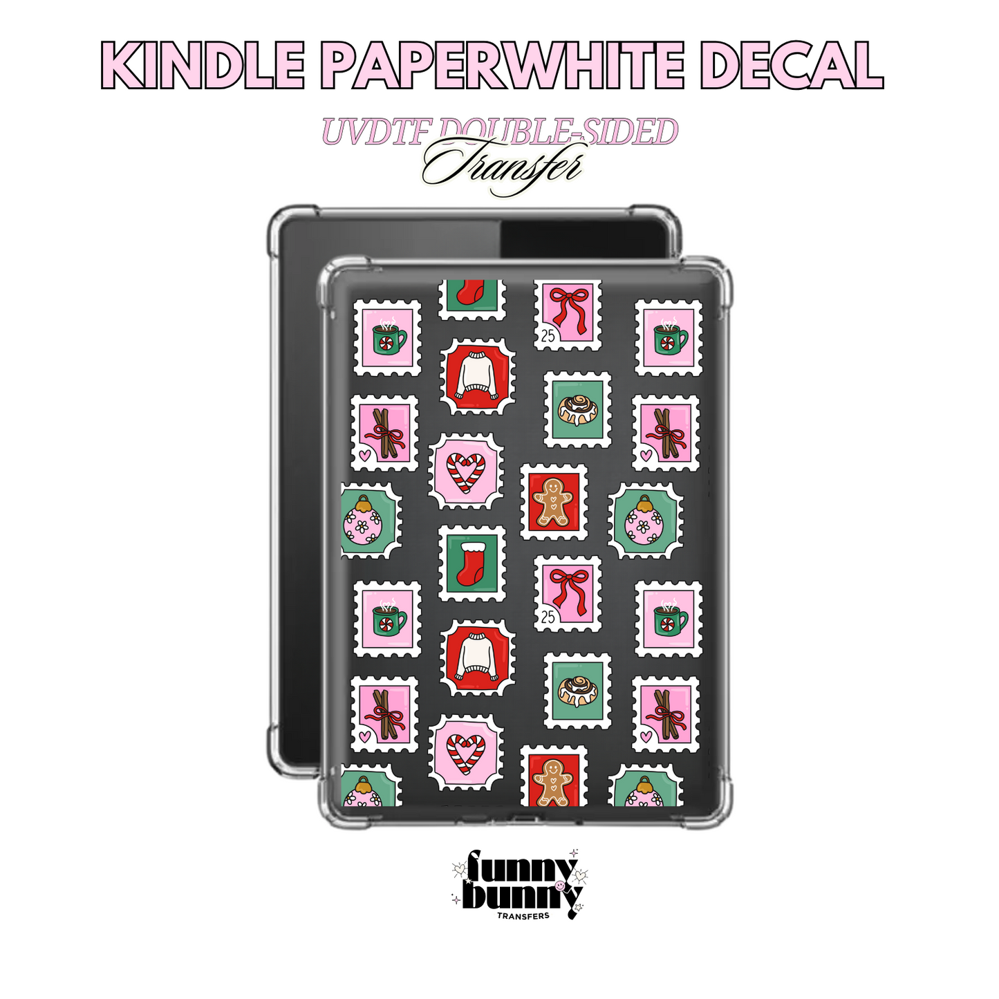 Xmas Stamps - Kindle Decal