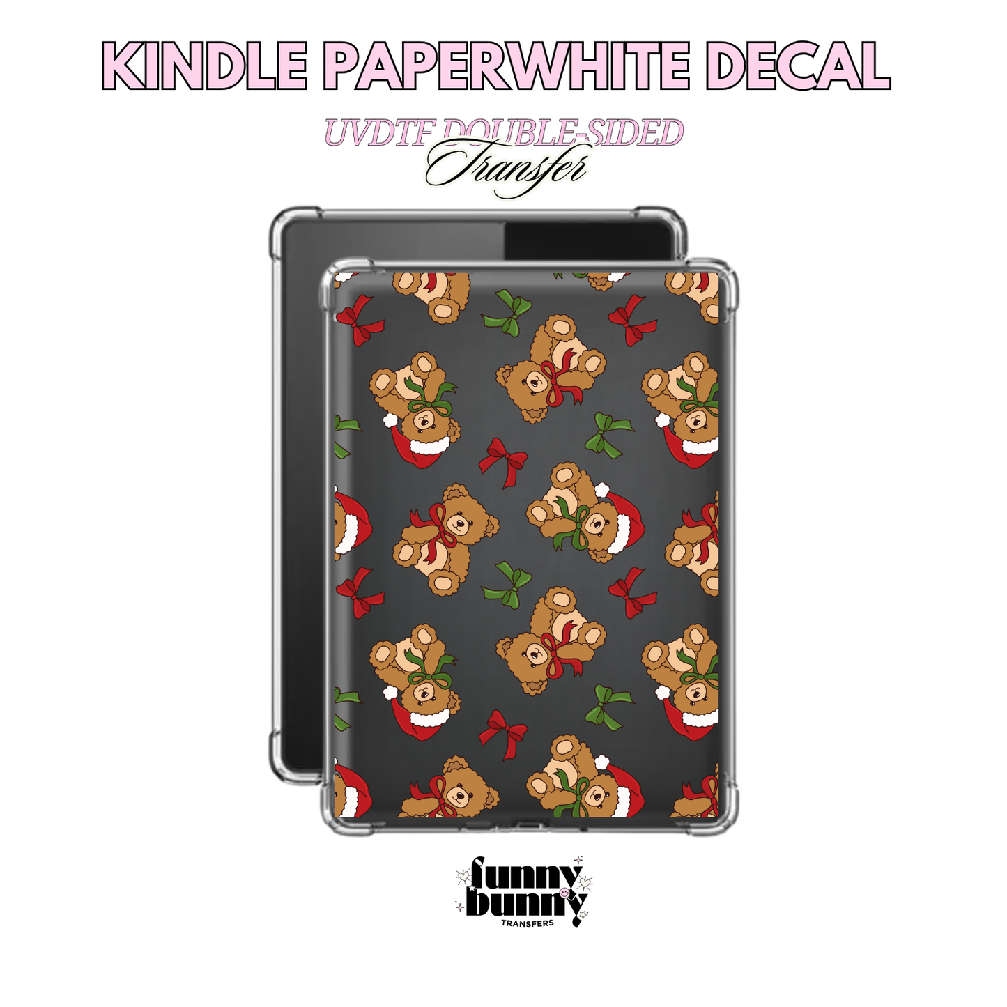 Xmas Teddy Bear 2.0 - Kindle Decal
