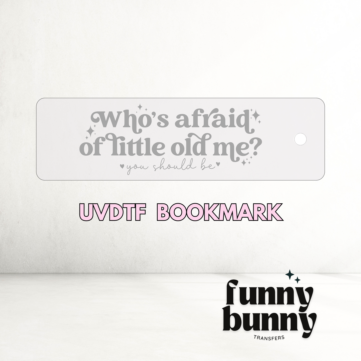 You Should Be - UVDTF Bookmark Decal