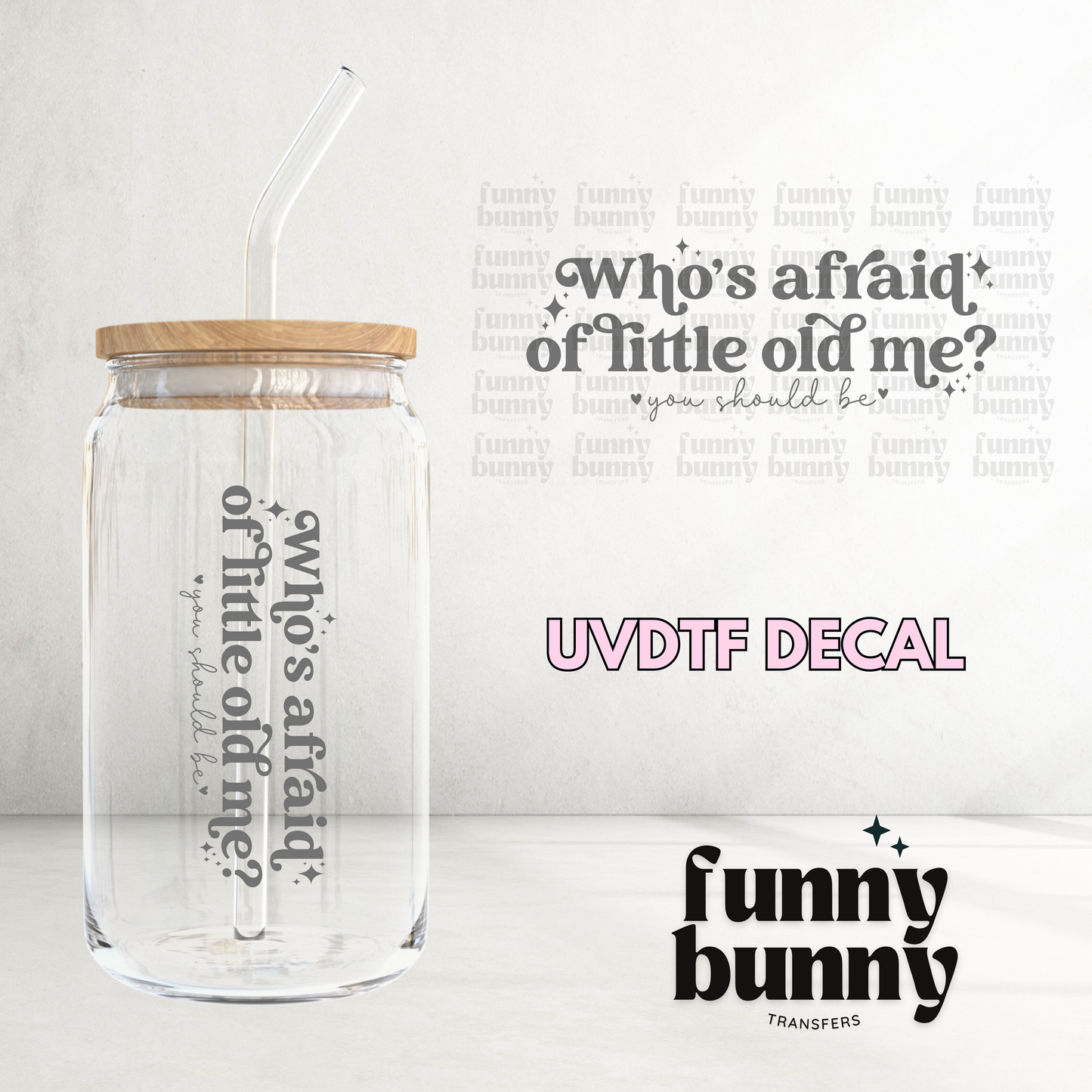 You Should Be - UVDTF Decal