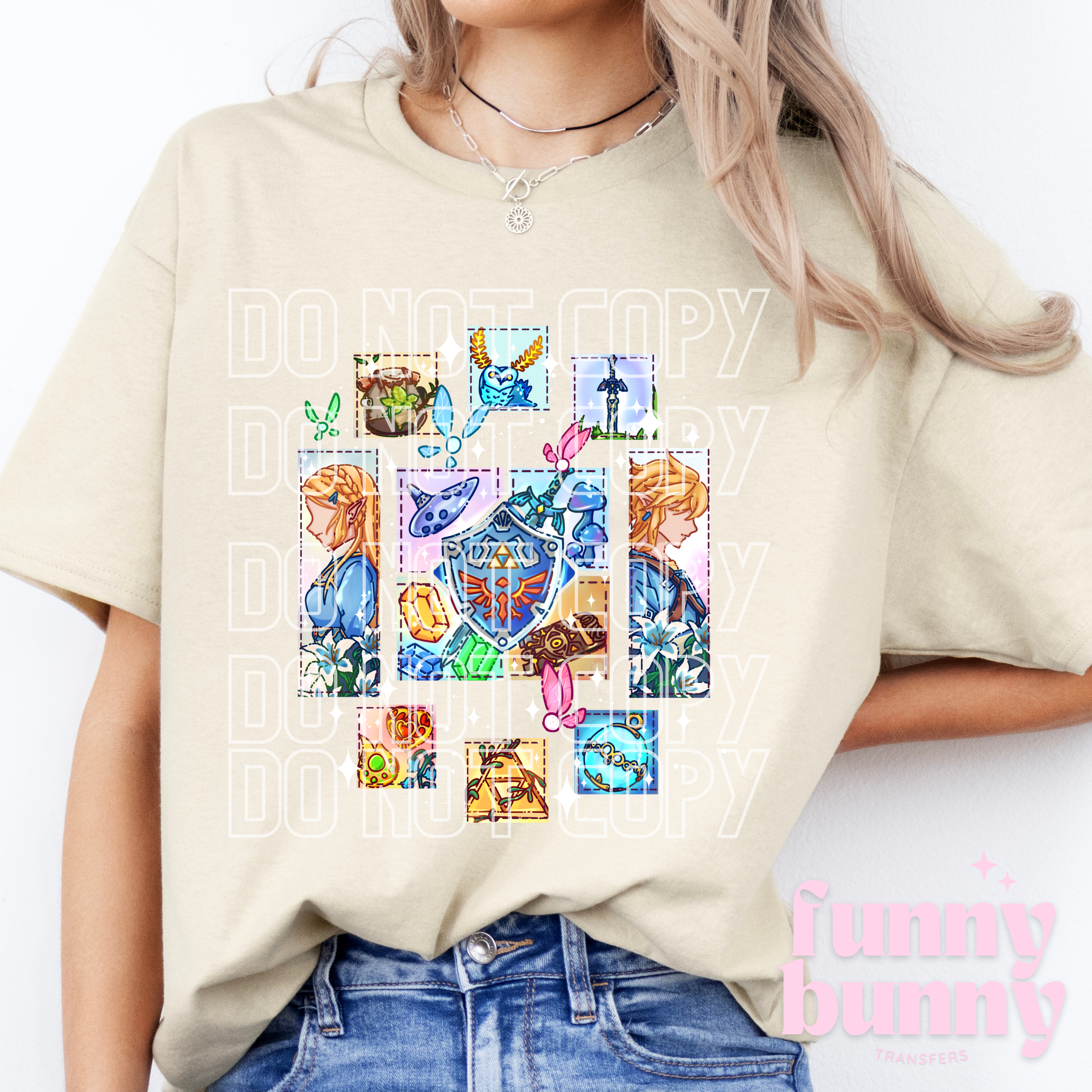 Zelda Dtf Transfer Zelda DTF Transfer – Funny Bunny Transfers