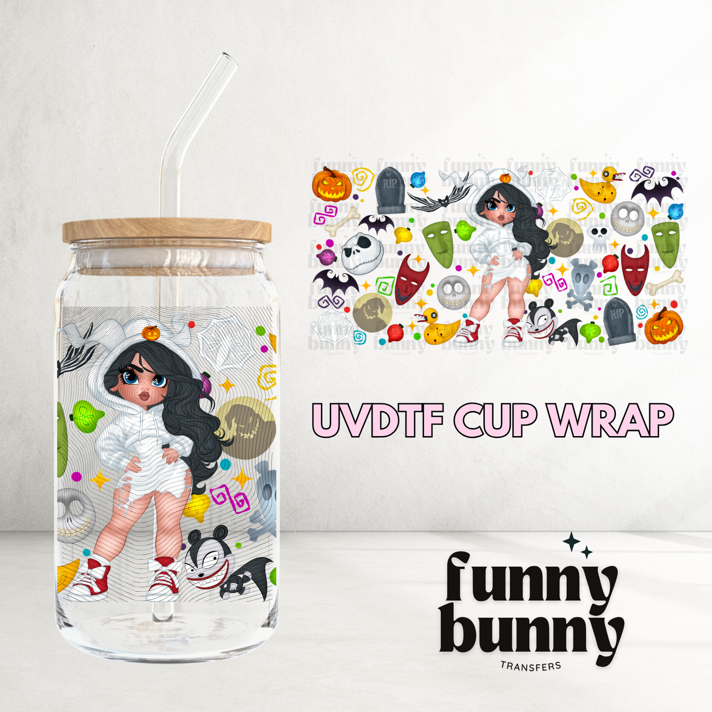 Zero Baddie - 16oz UVDTF Cup Wrap