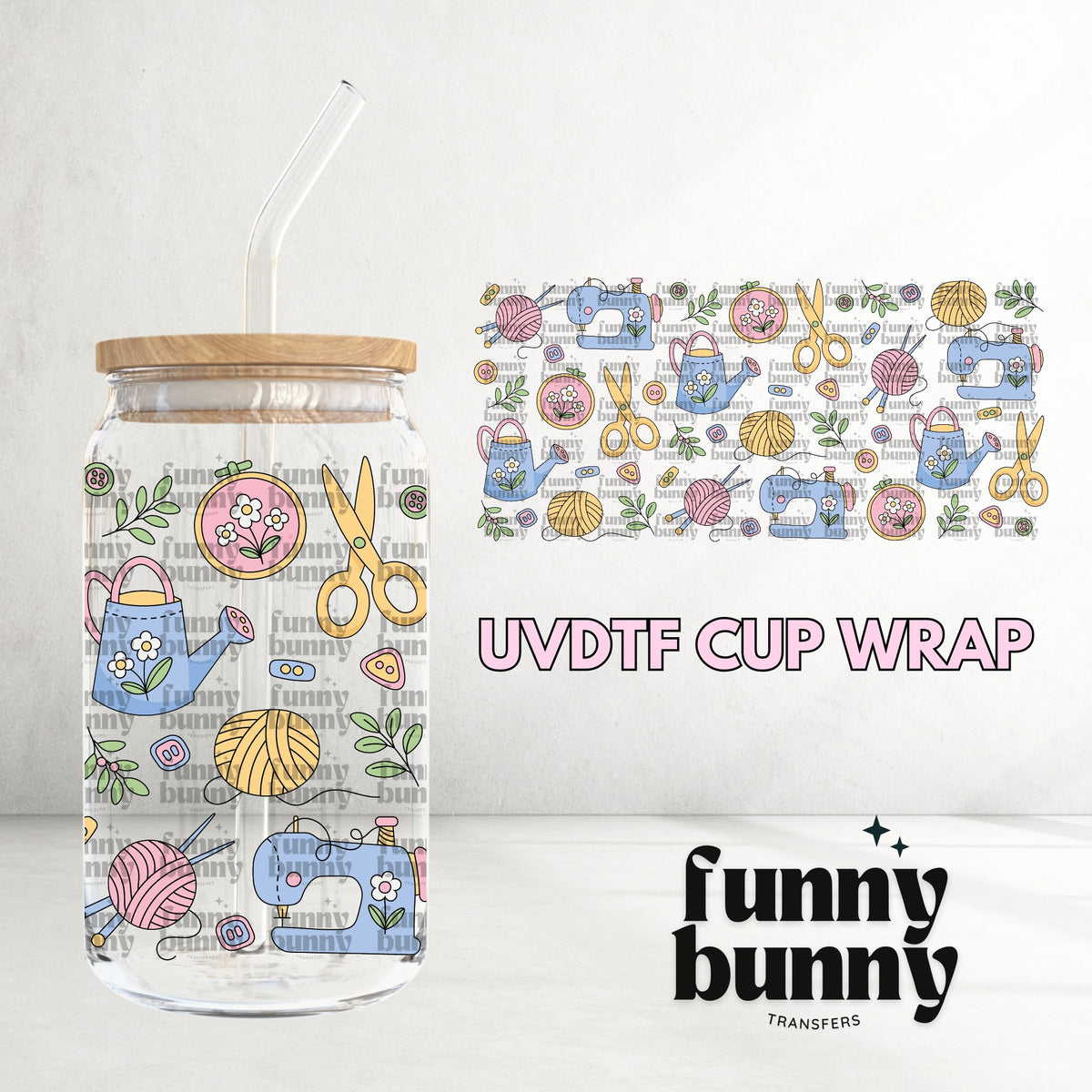 16OZ10 - 16oz UVDTF Cup Wrap