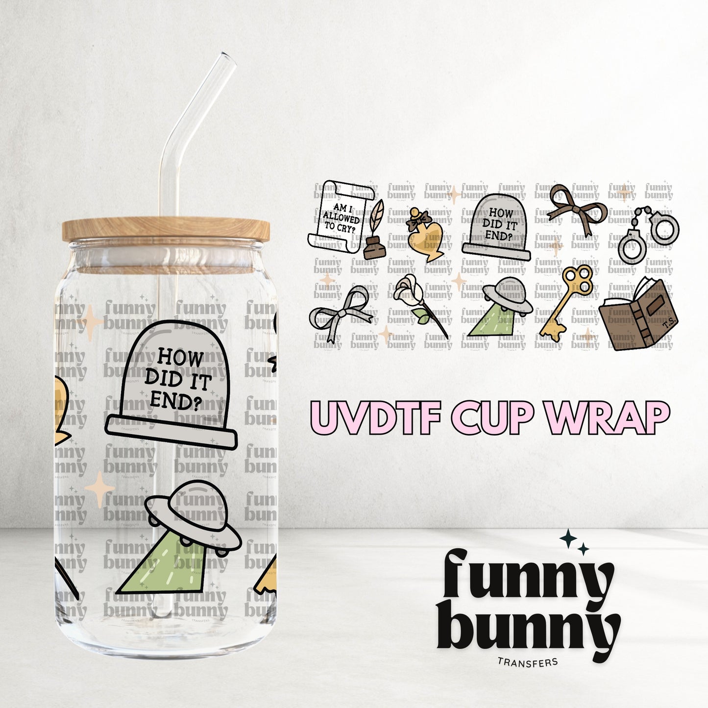 16OZ107 - 16oz UVDTF Cup Wrap