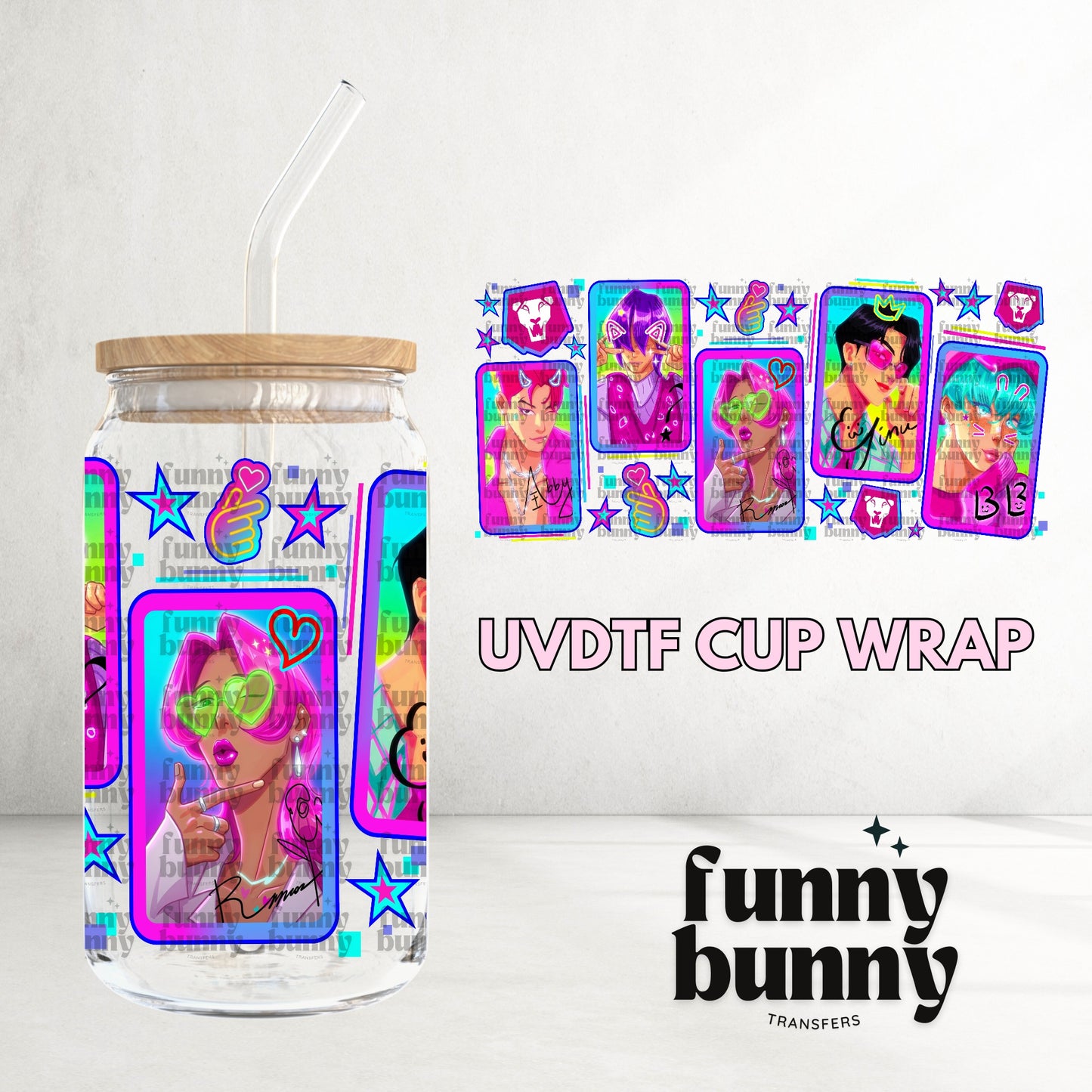 16OZ126 - 16oz UVDTF Cup Wrap