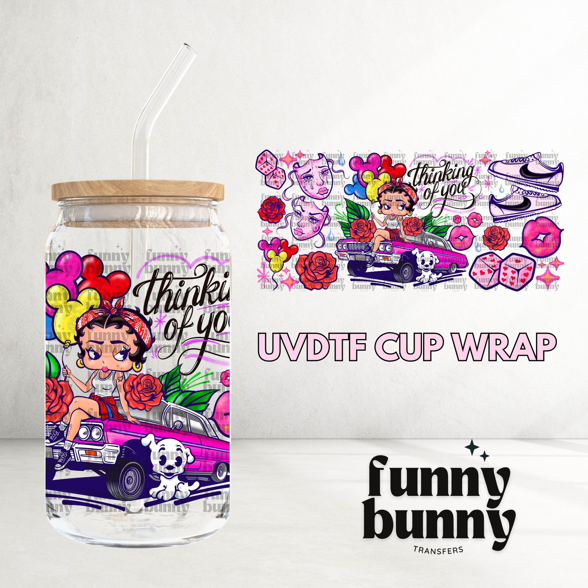 16OZ129 - 16oz UVDTF Cup Wrap