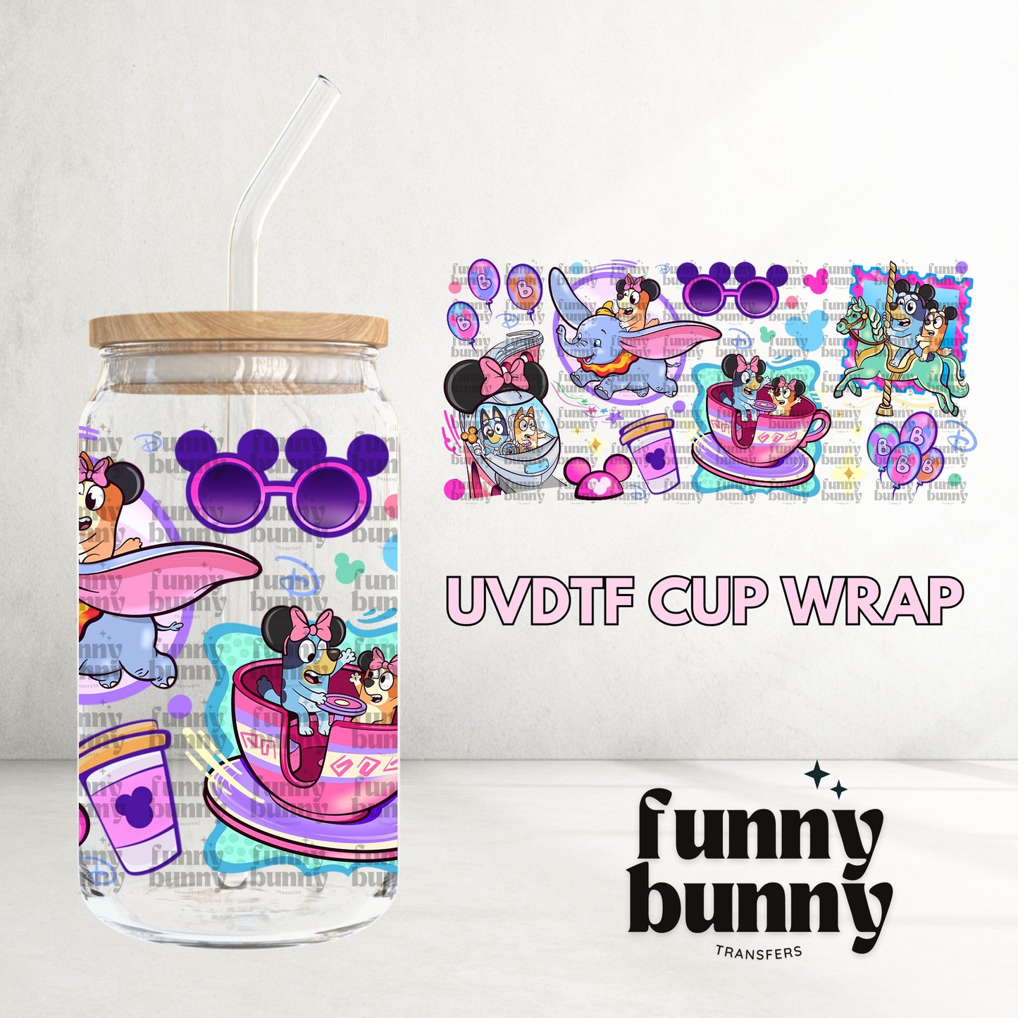 16OZ132 - 16oz UVDTF Cup Wrap