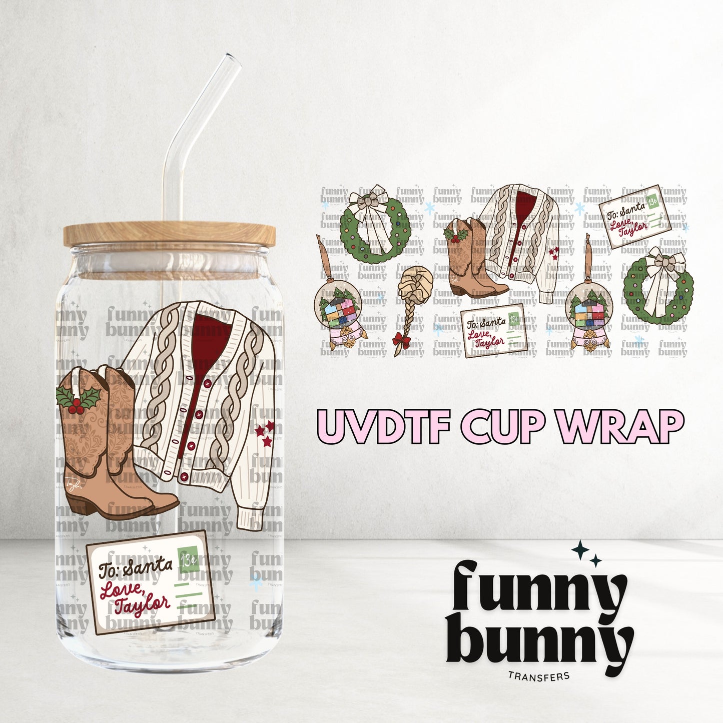 16OZ134 - 16oz UVDTF Cup Wrap