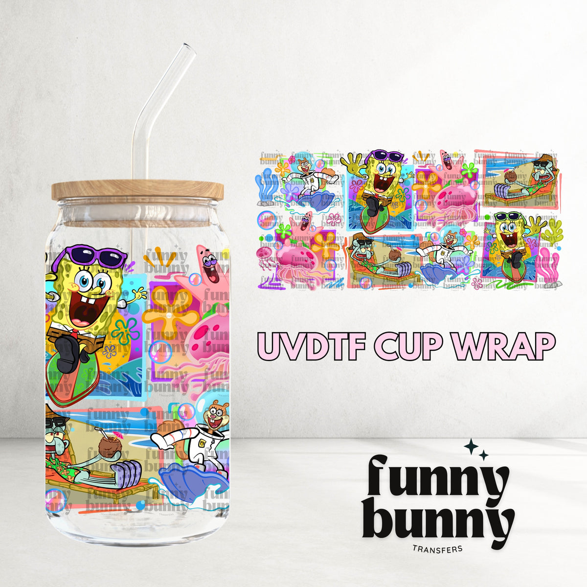 16OZ135 - 16oz UVDTF Cup Wrap