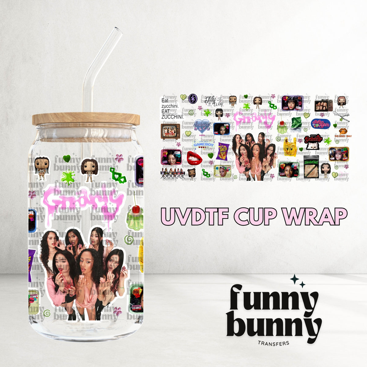 16OZ140 - 16oz UVDTF Cup Wrap