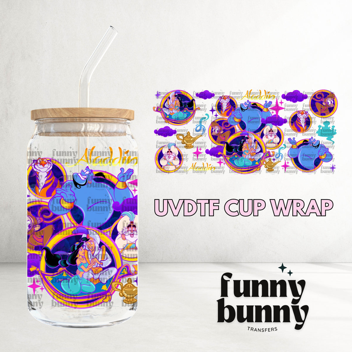 16OZ142 - 16oz UVDTF Cup Wrap