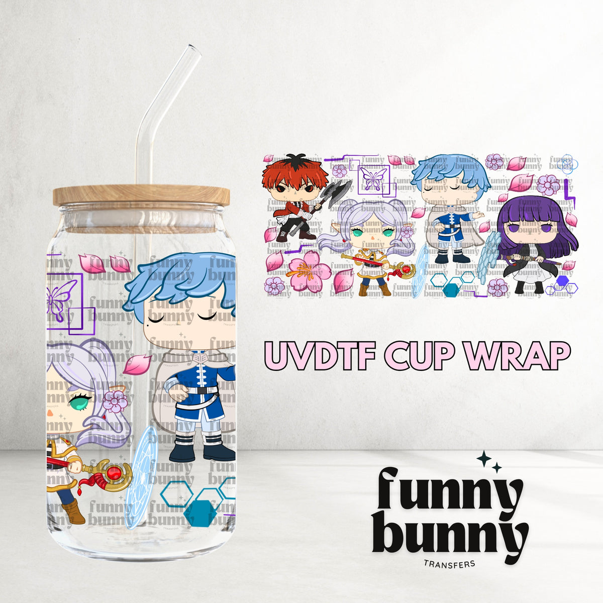 16OZ143 - 16oz UVDTF Cup Wrap