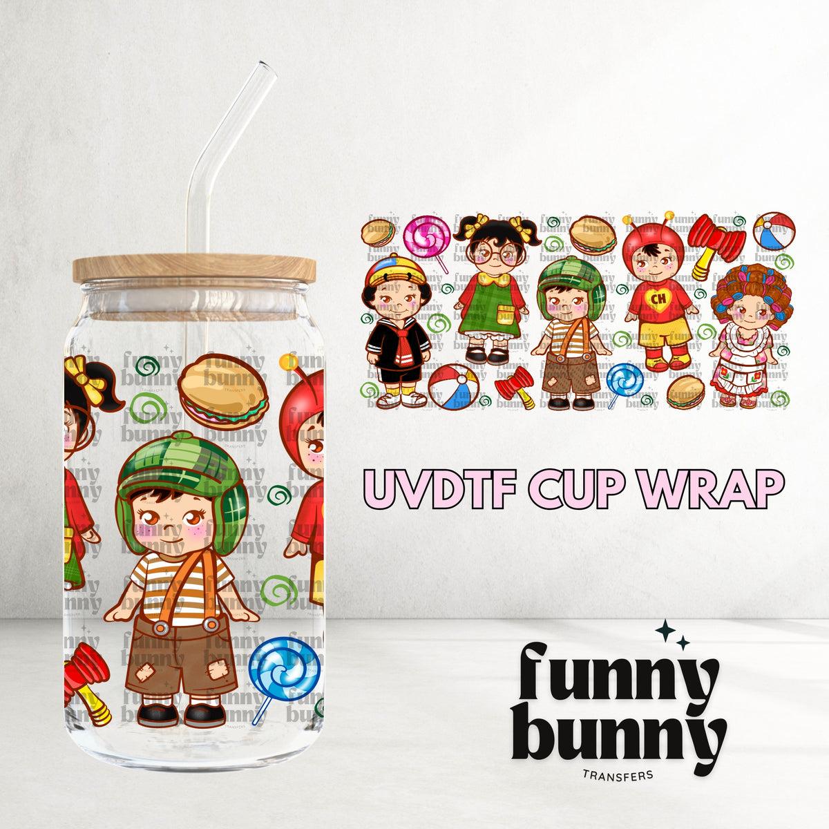 16OZ144 - 16oz UVDTF Cup Wrap