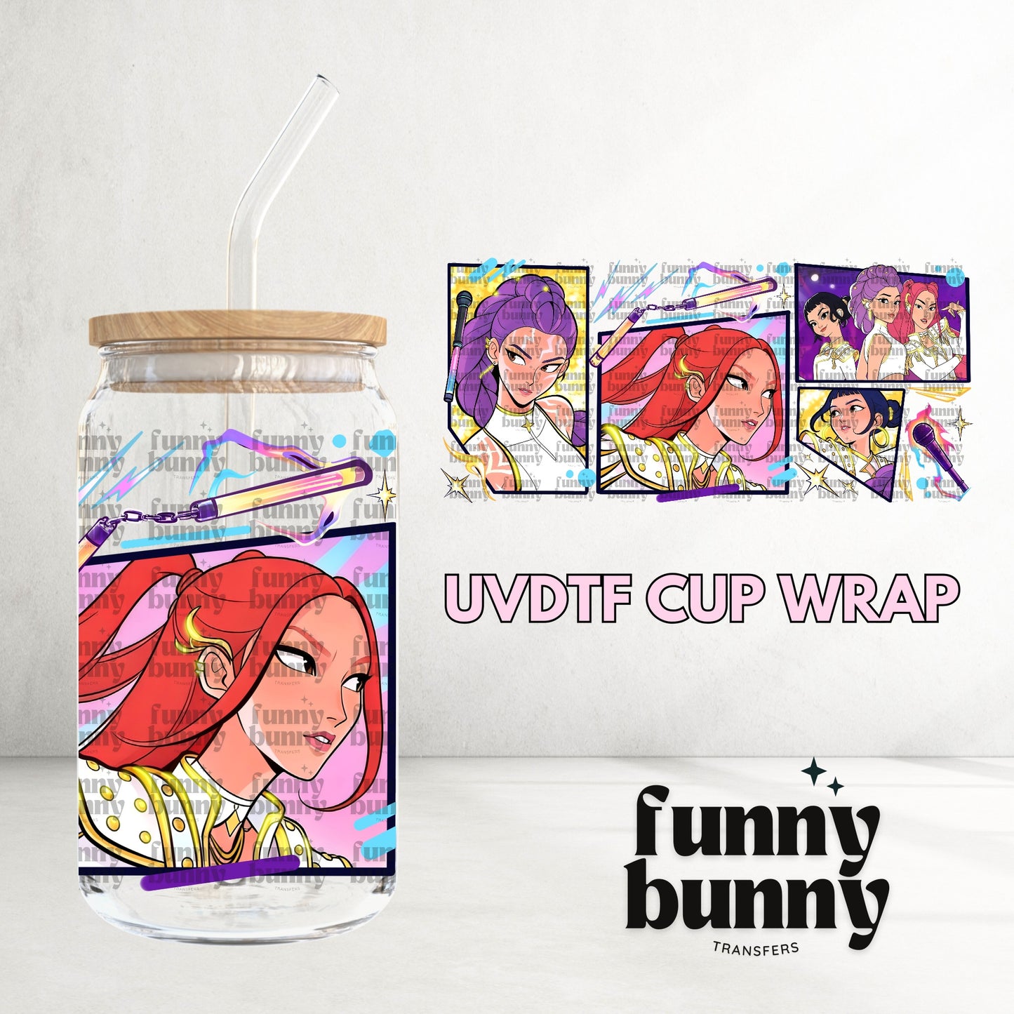 16OZ145 - 16oz UVDTF Cup Wrap