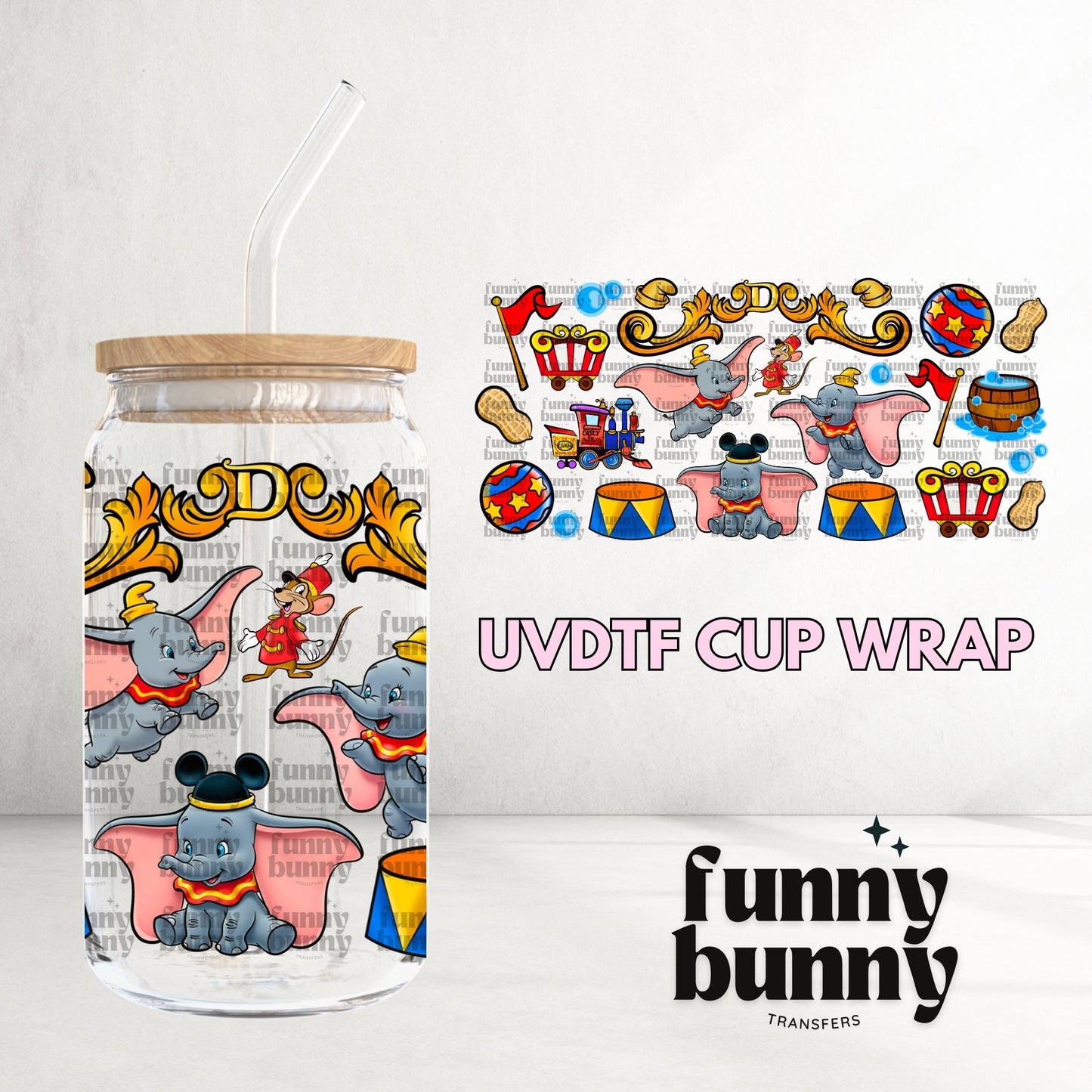 16OZ146 - 16oz UVDTF Cup Wrap