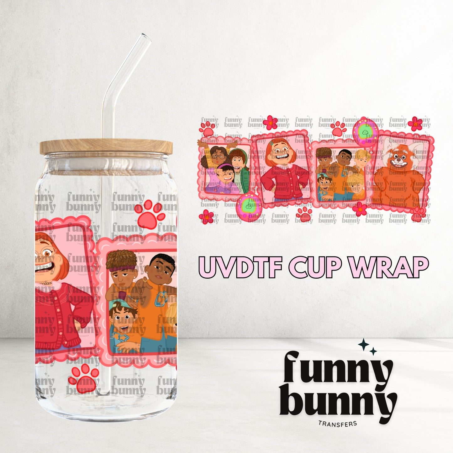 16OZ148 - 16oz UVDTF Cup Wrap