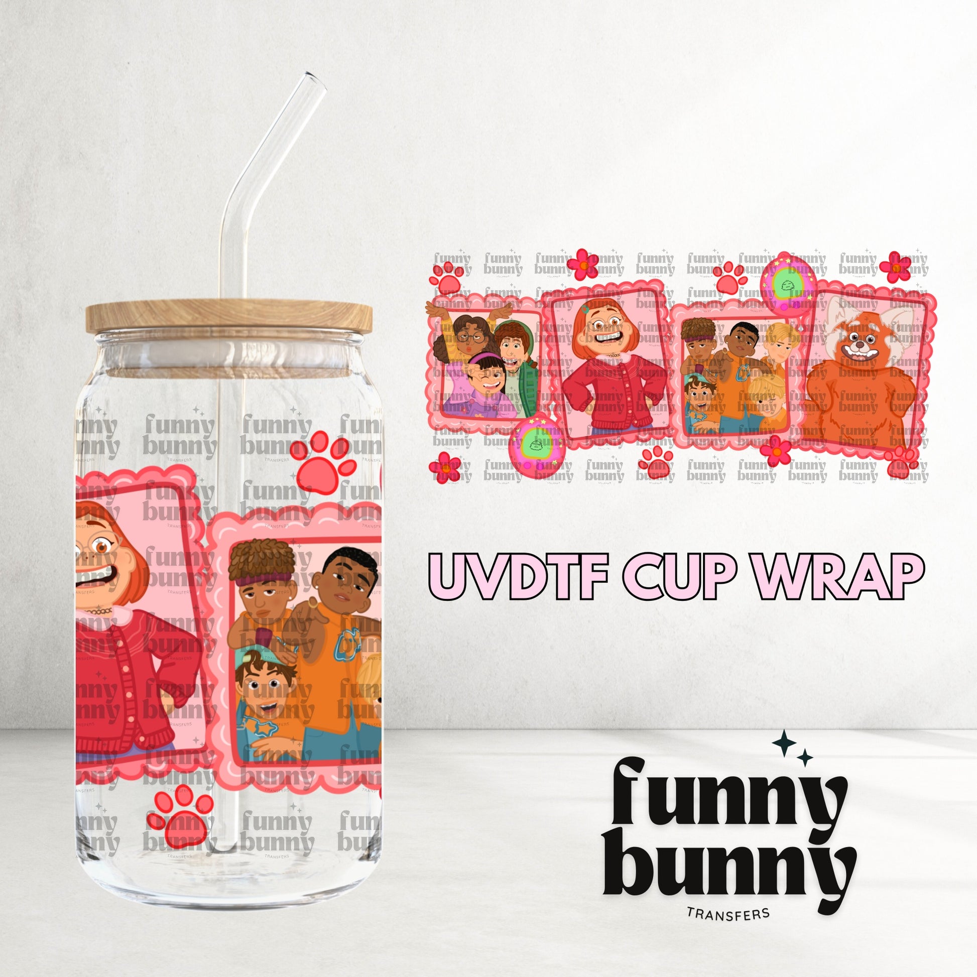 16OZ148 - 16oz UVDTF Cup Wrap