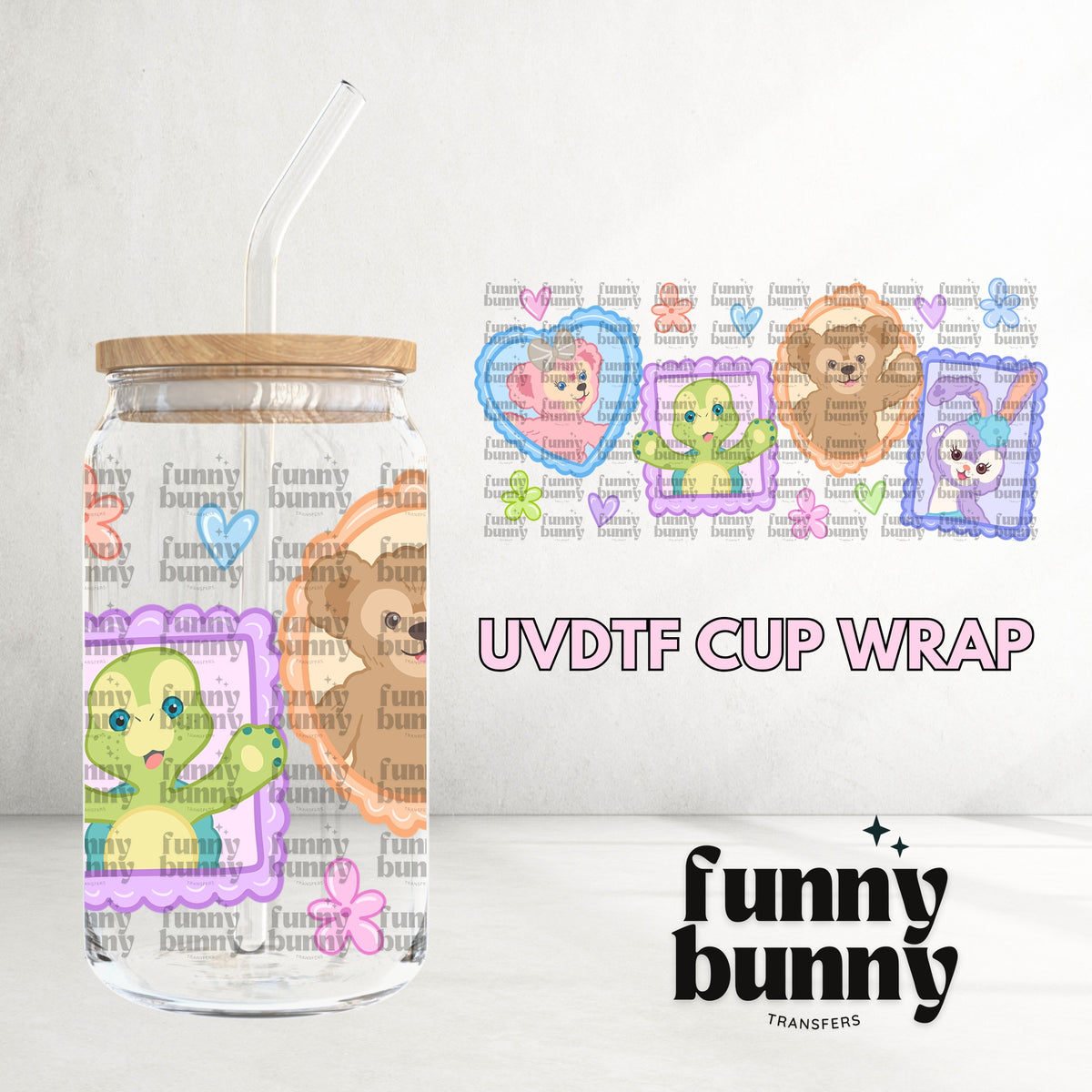 16OZ159 - 16oz UVDTF Cup Wrap