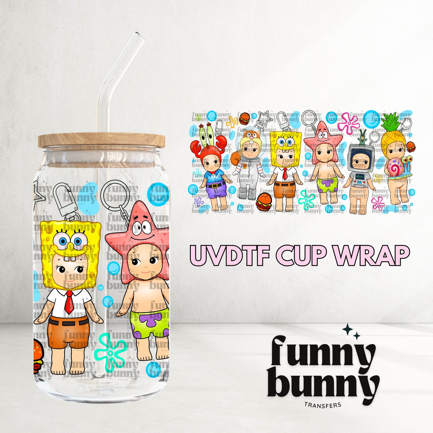 16OZ166 - 16oz UVDTF Cup Wrap
