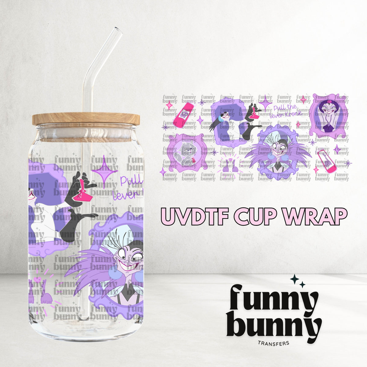 16OZ172 - 16oz UVDTF Cup Wrap