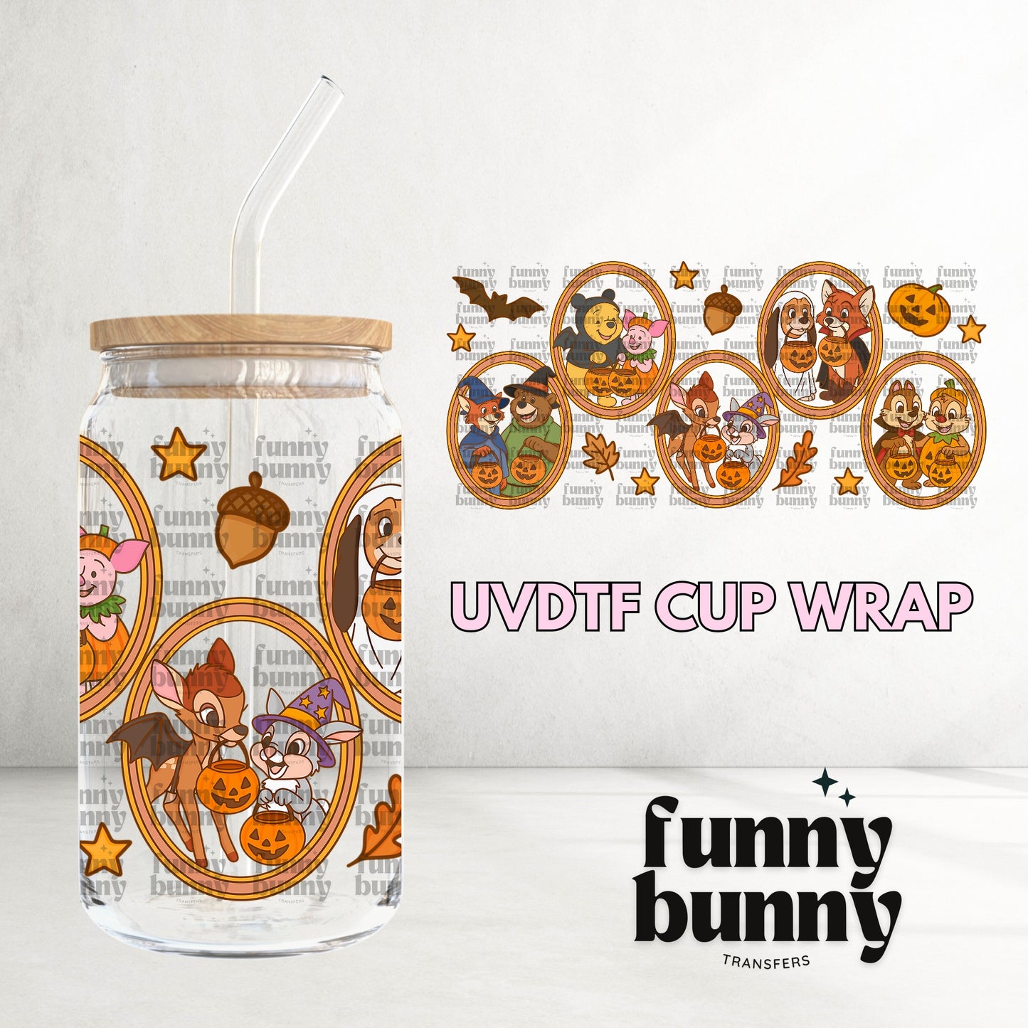 16OZ186 - 16oz UVDTF Cup Wrap