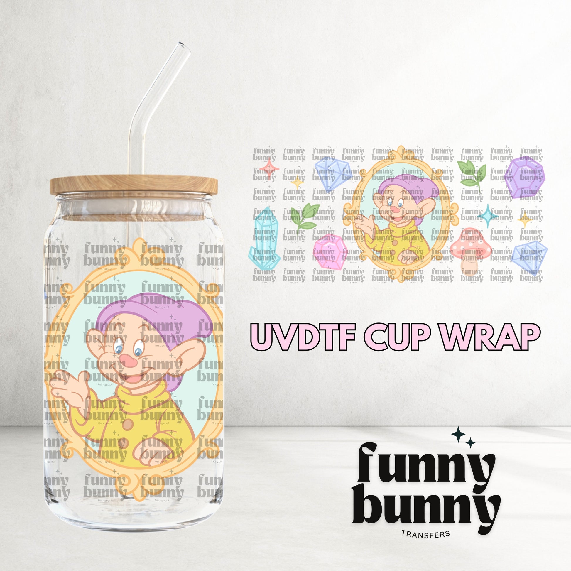 16OZ189 - 16oz UVDTF Cup Wrap