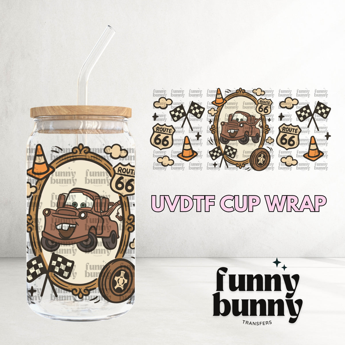 16OZ190 - 16oz UVDTF Cup Wrap
